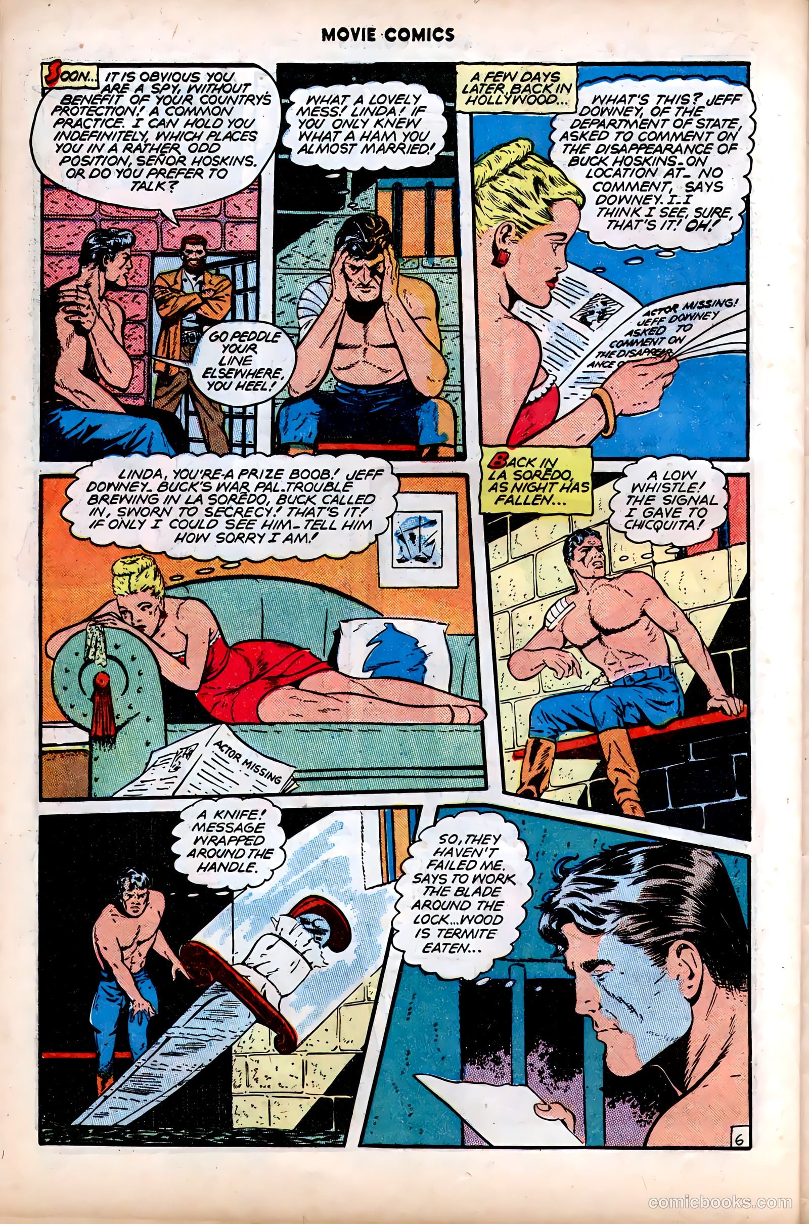 Movie Comics #3 (1947) — page 41 of 53