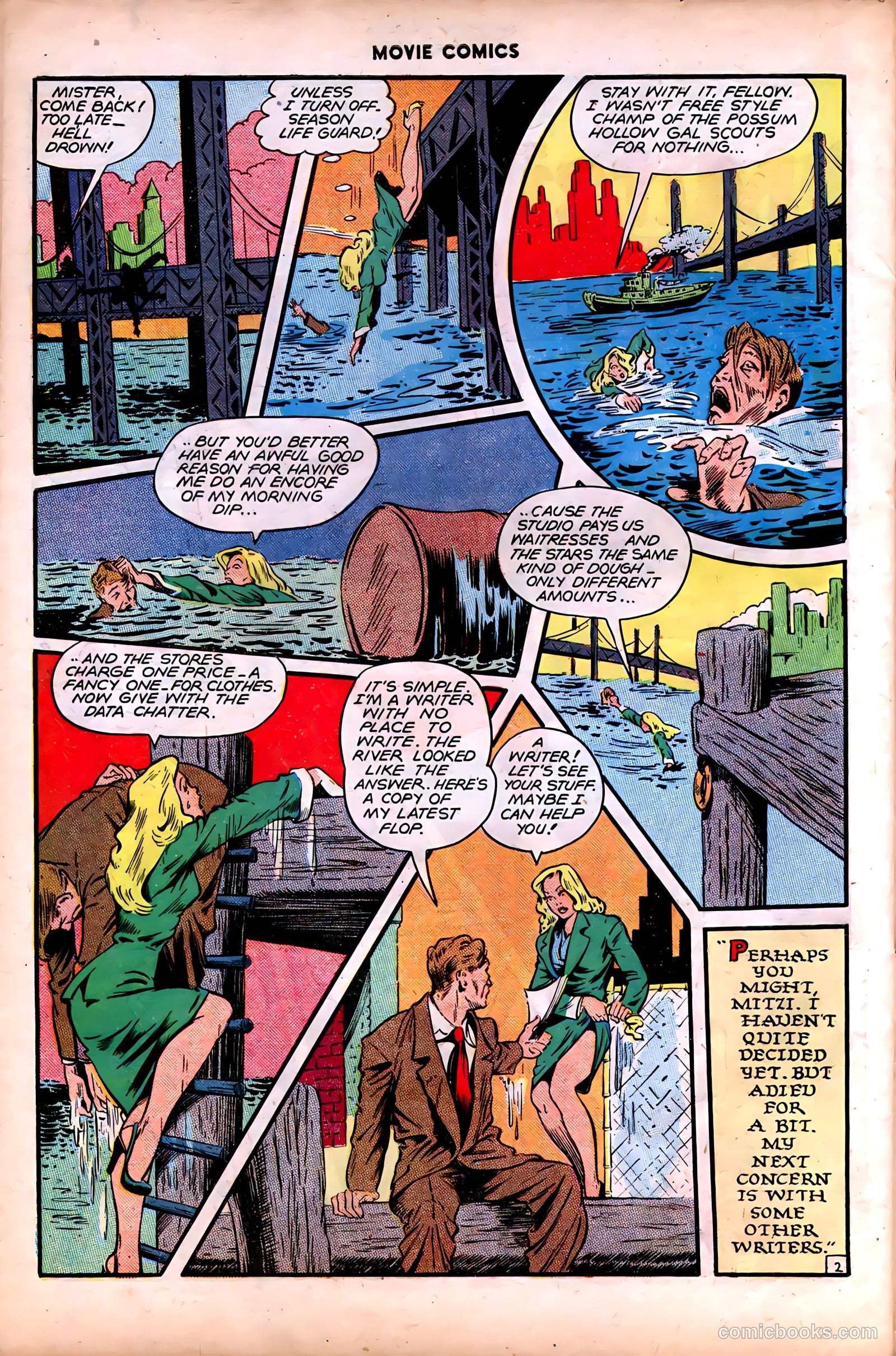 Movie Comics #3 (1947) — page 45 of 53
