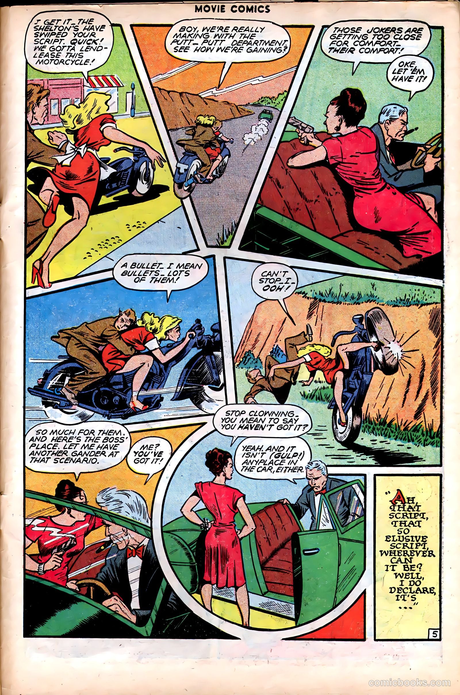 Movie Comics #3 (1947) — page 48 of 53