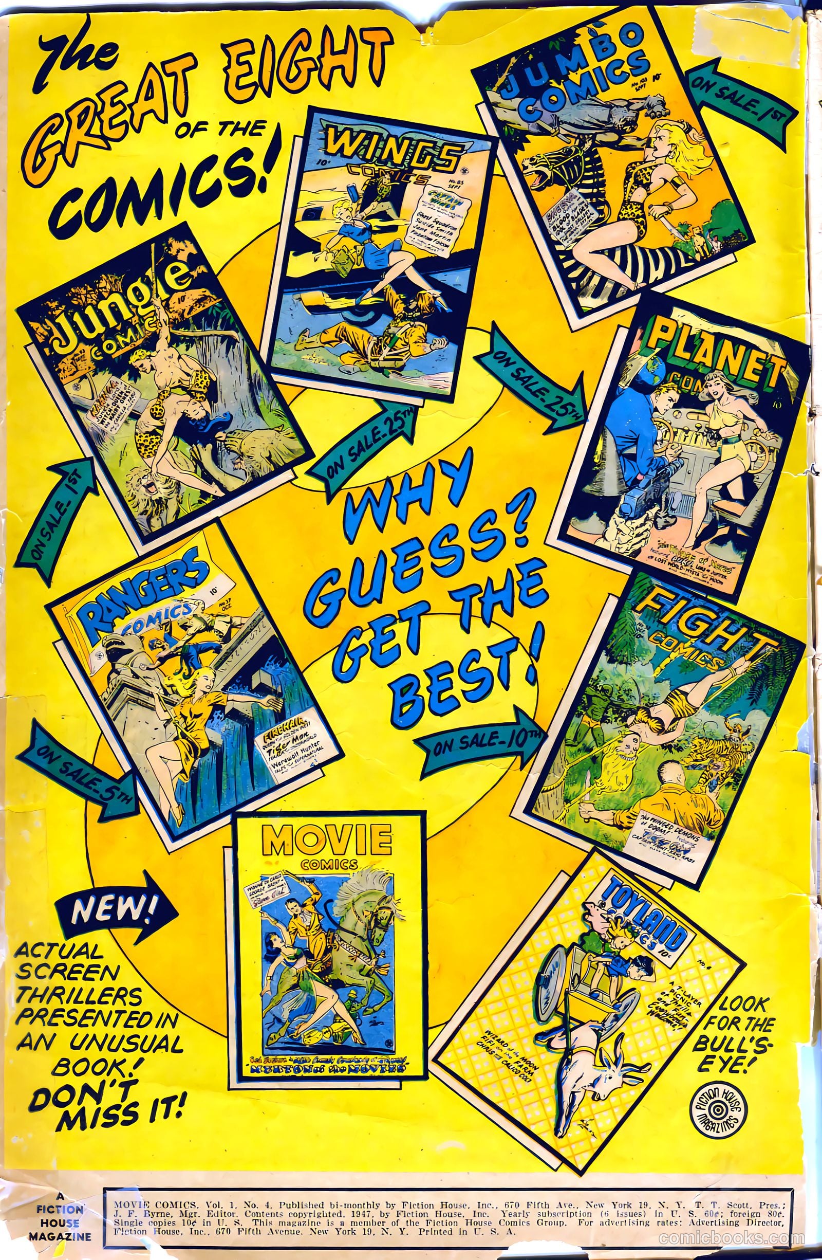 Movie Comics #4 (1947) — page 2 of 52