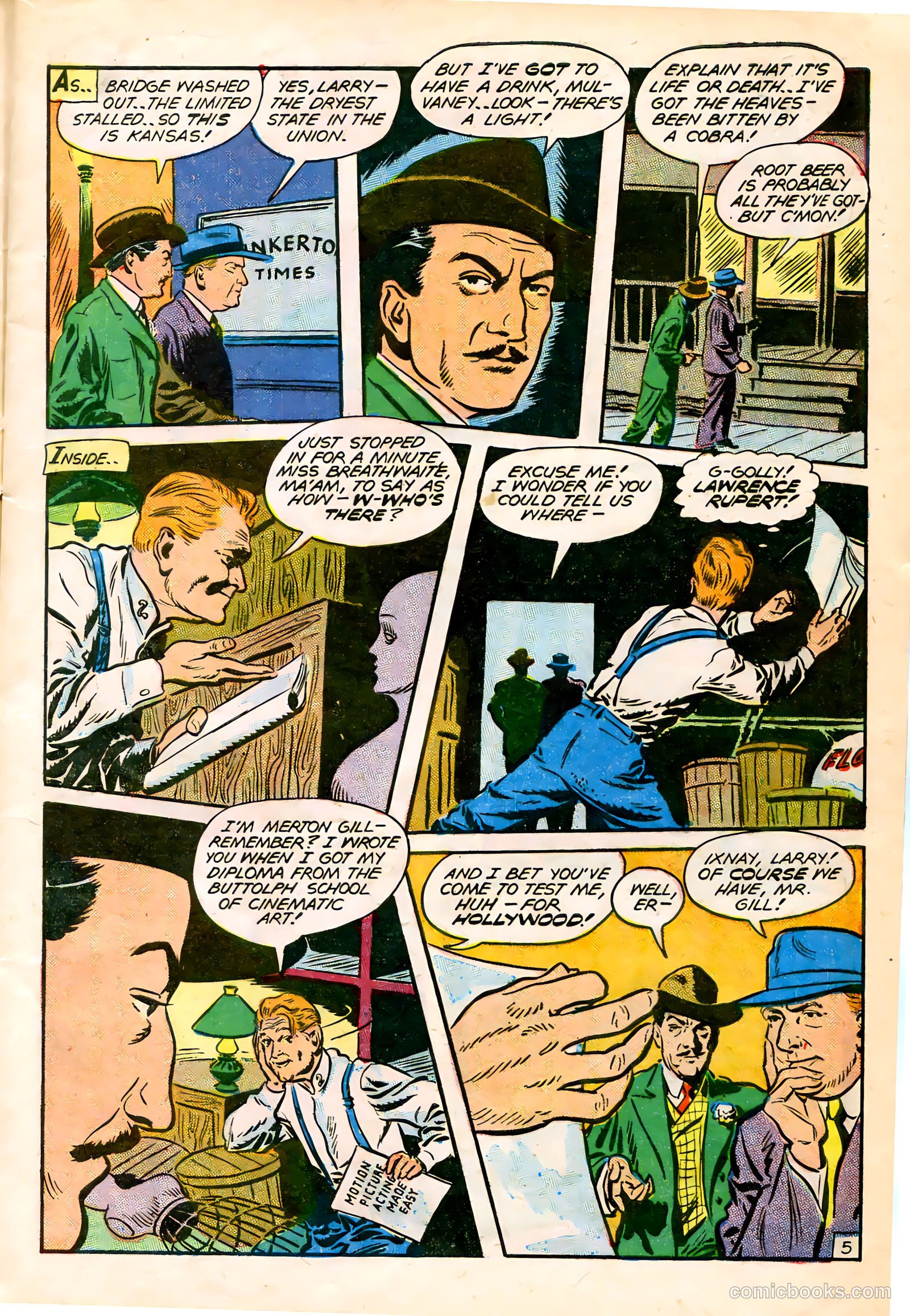 Movie Comics #4 (1947) — page 7 of 52