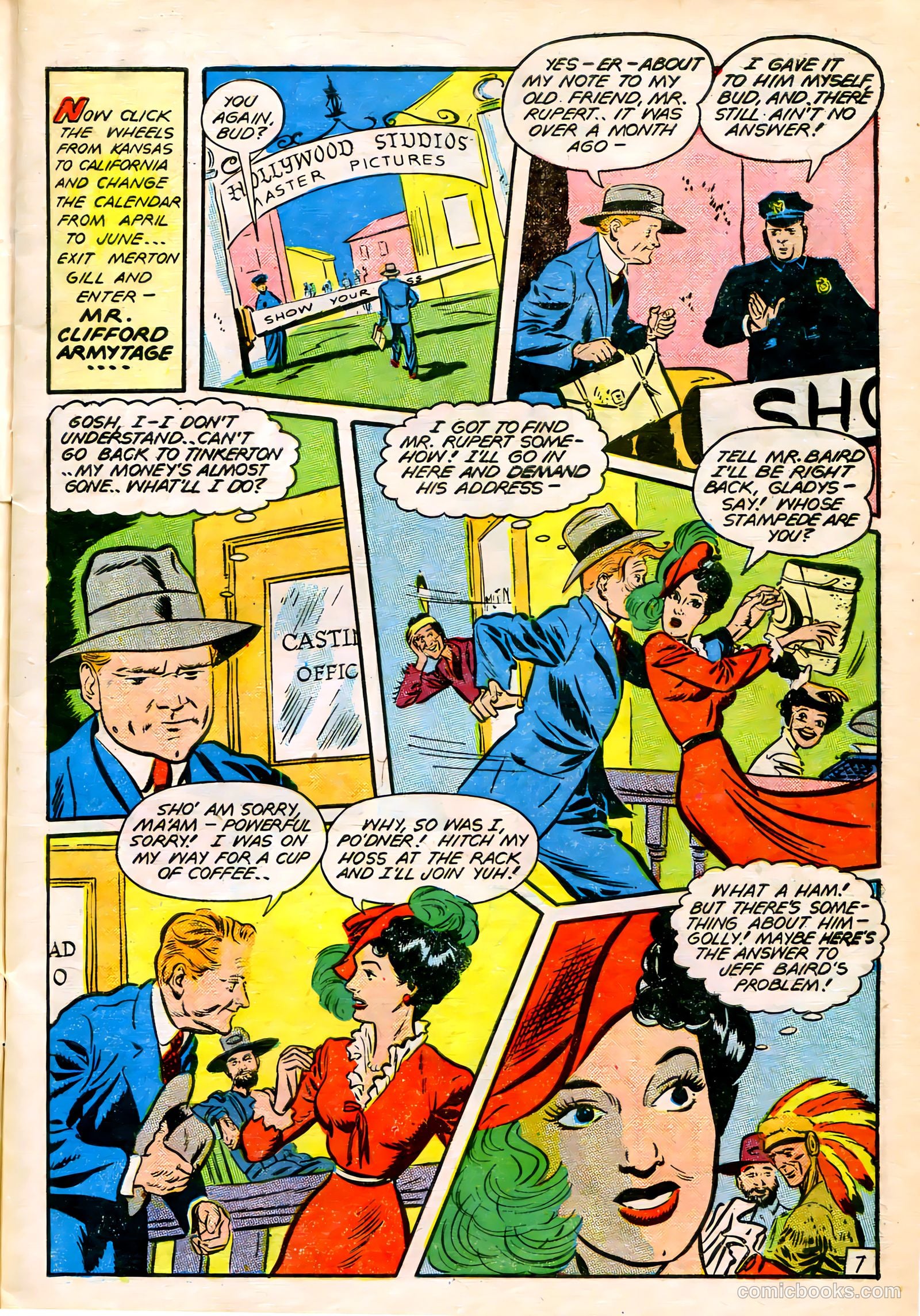 Movie Comics #4 (1947) — page 9 of 52