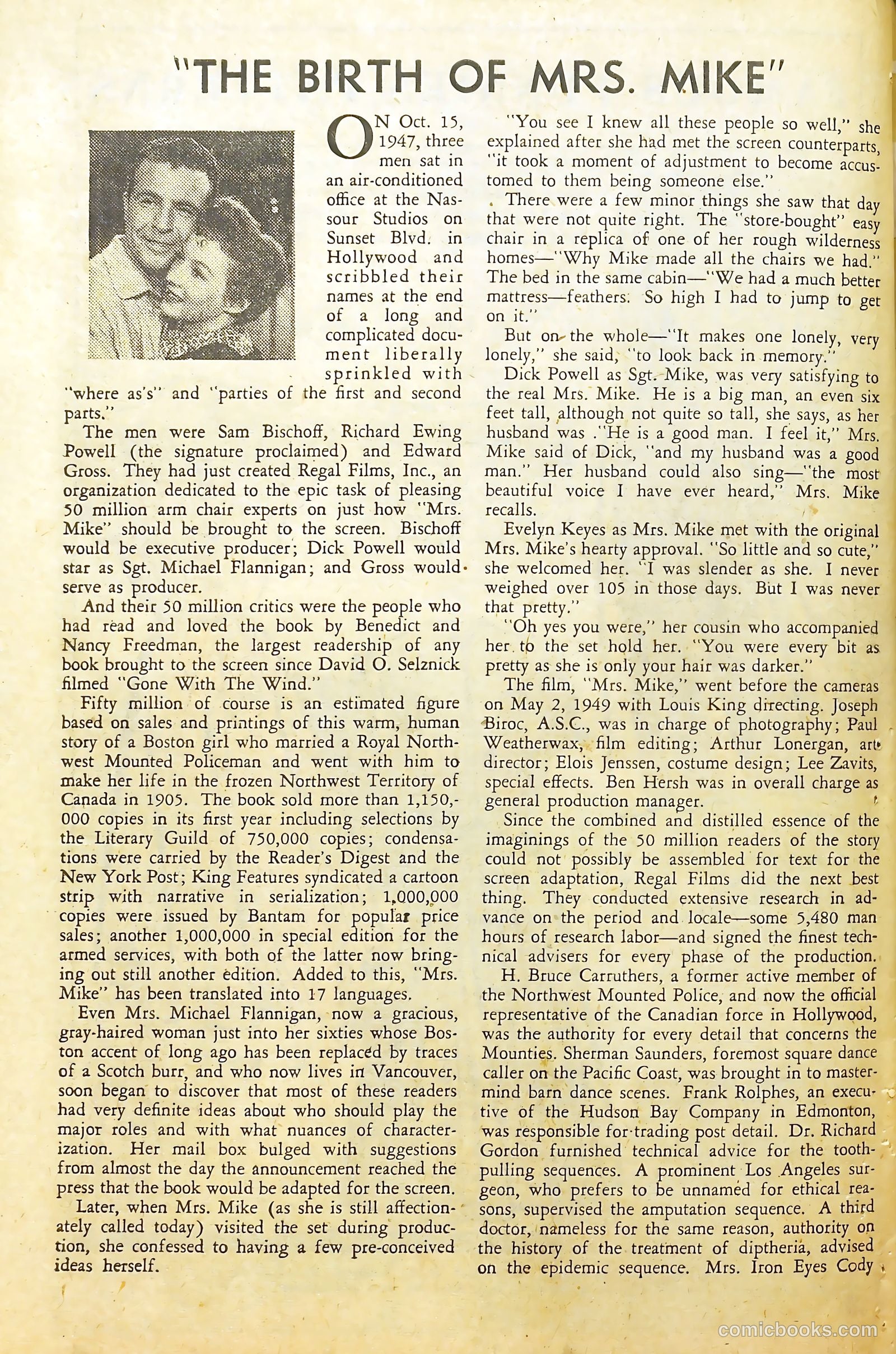Movie Love #1 (1950) — page 50 of 52