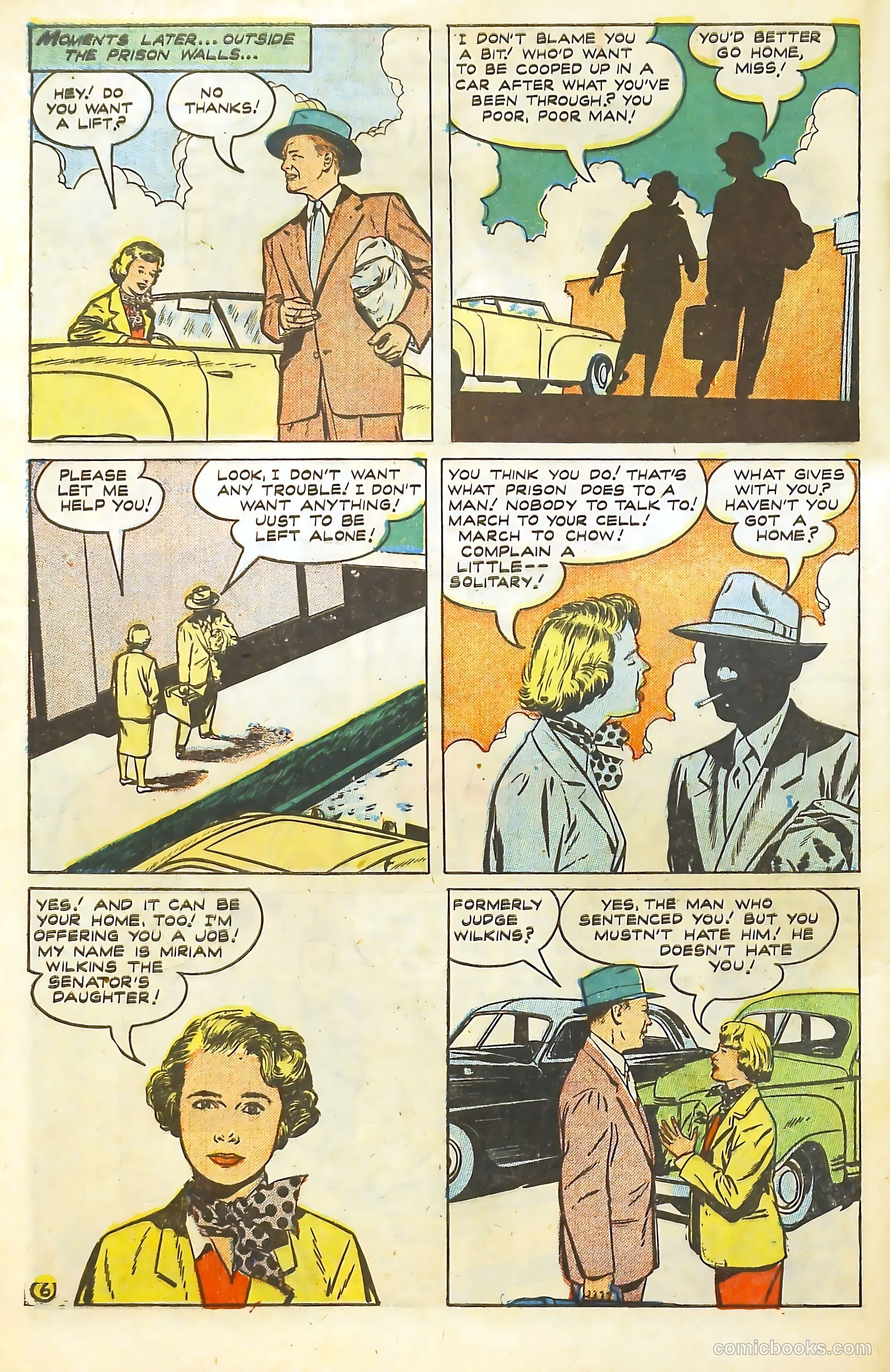 Movie Love #10 (1951) — page 9 of 54
