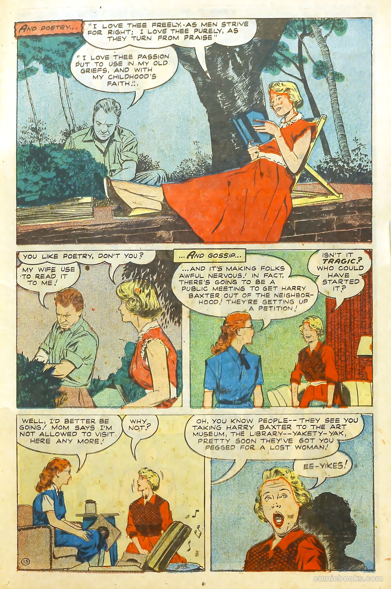 Movie Love #10 (1951) — page 16 of 54