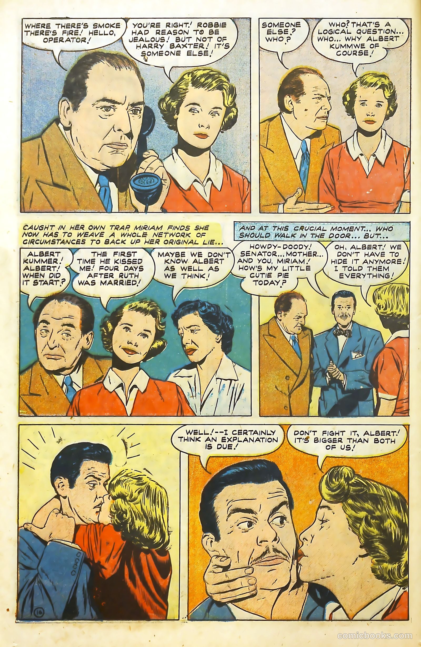 Movie Love #10 (1951) — page 19 of 54