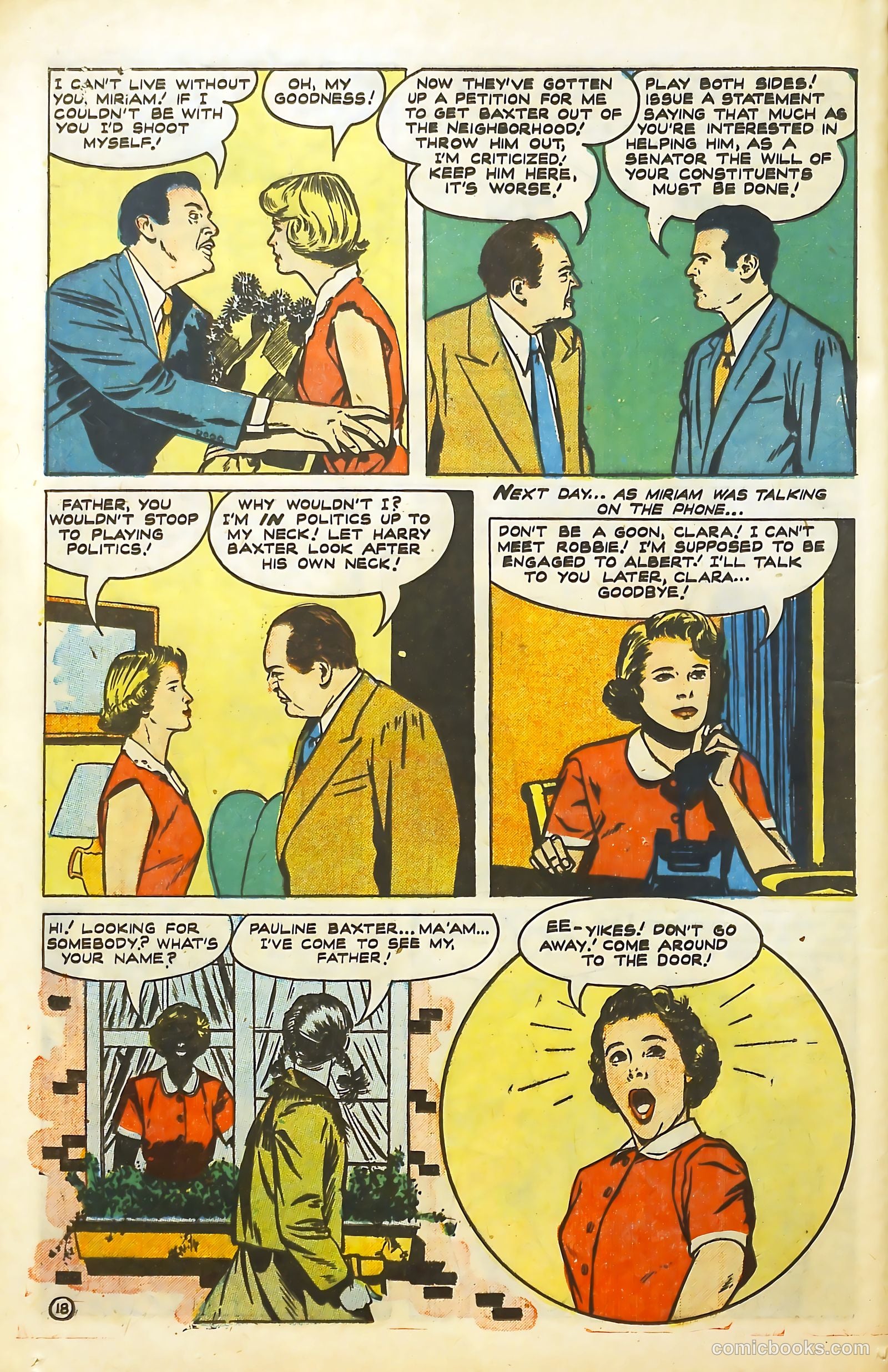 Movie Love #10 (1951) — page 21 of 54