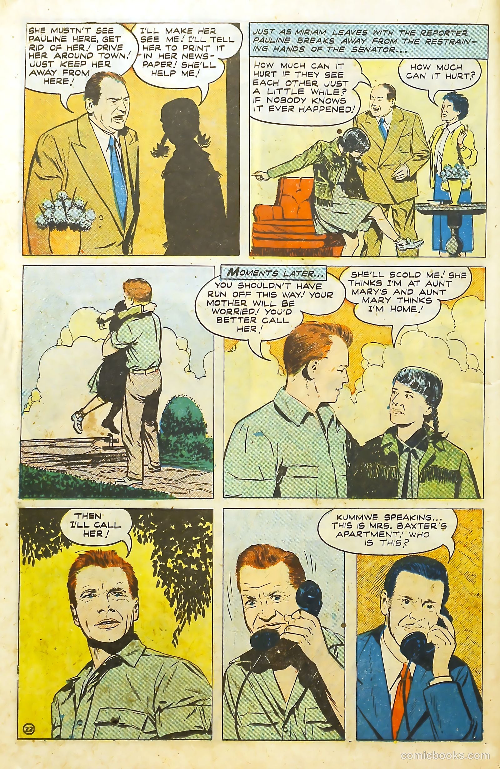 Movie Love #10 (1951) — page 25 of 54