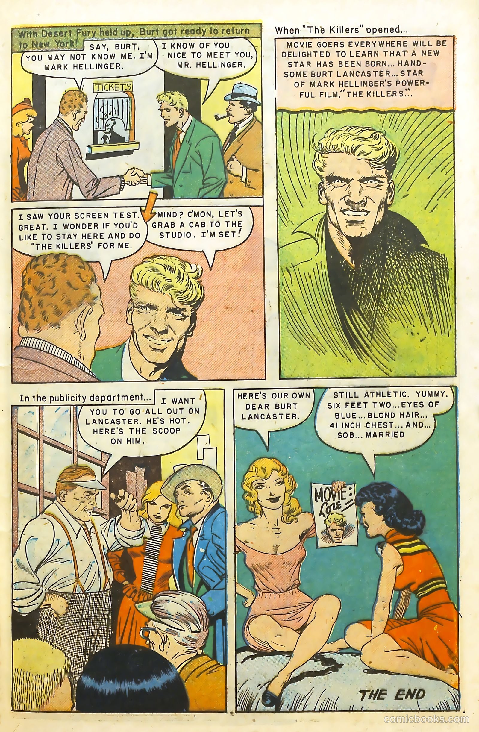 Movie Love #10 (1951) — page 36 of 54