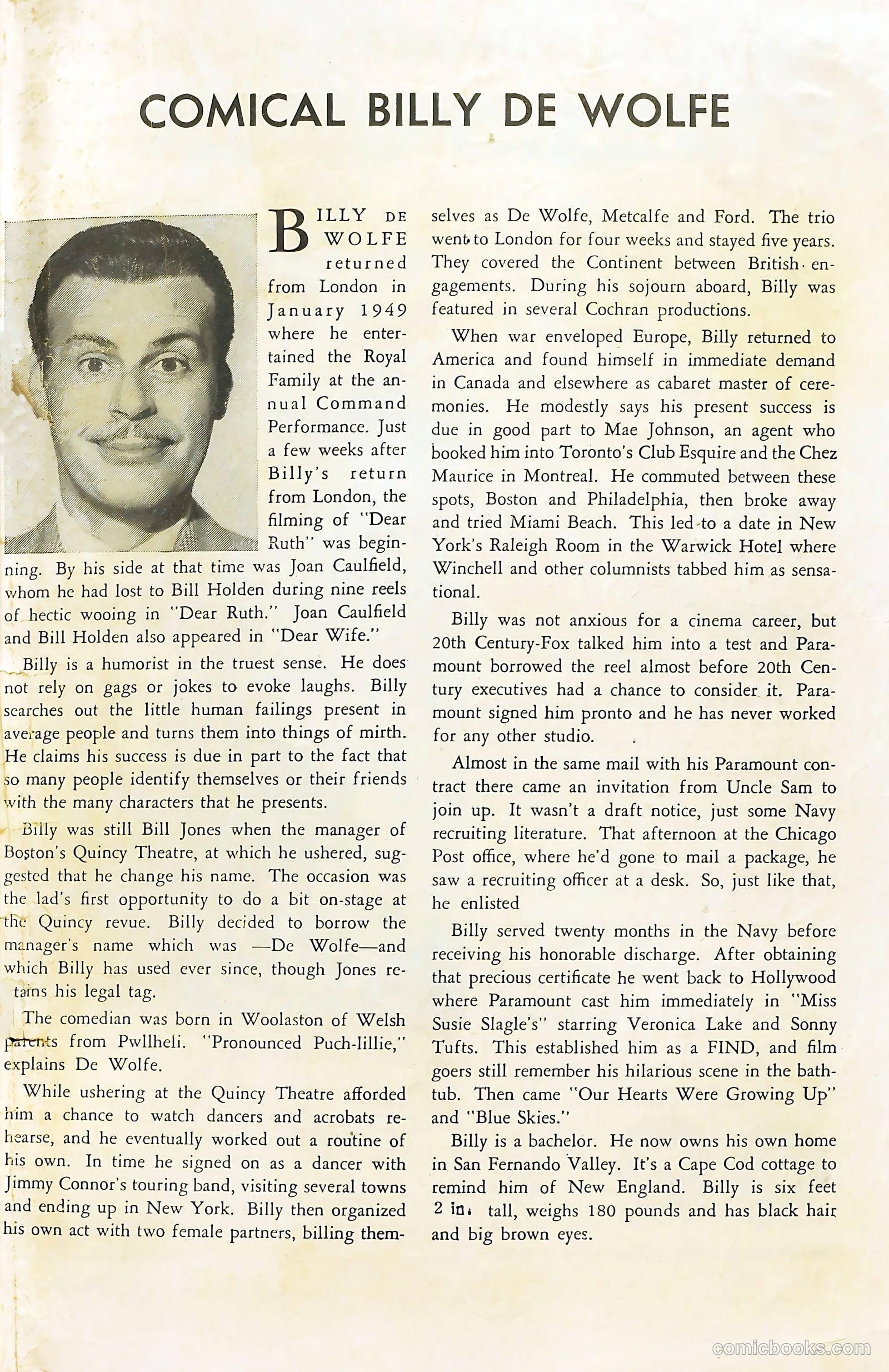Movie Love #10 (1951) — page 52 of 54