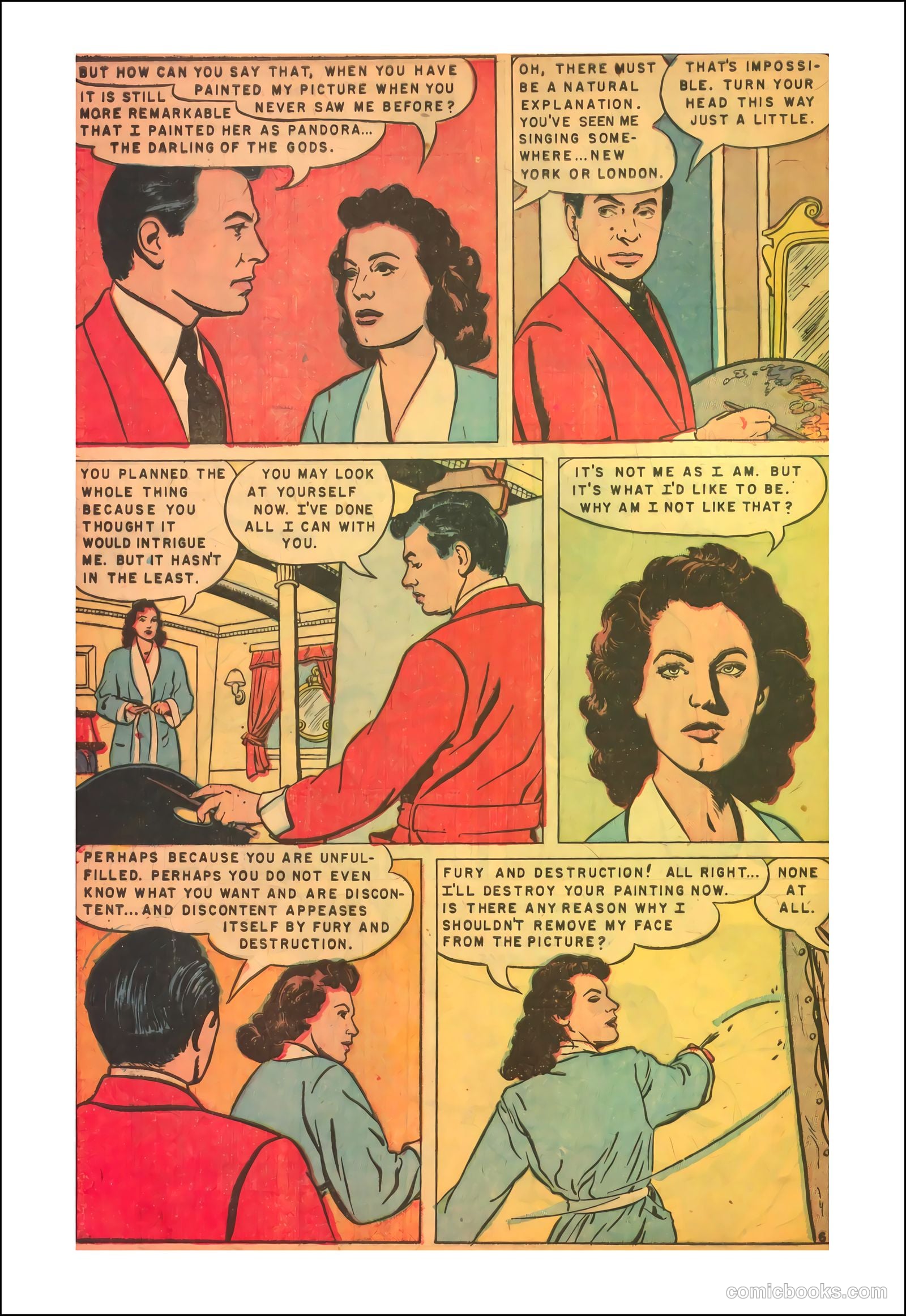 Movie Love #11 (1951) — page 8 of 52
