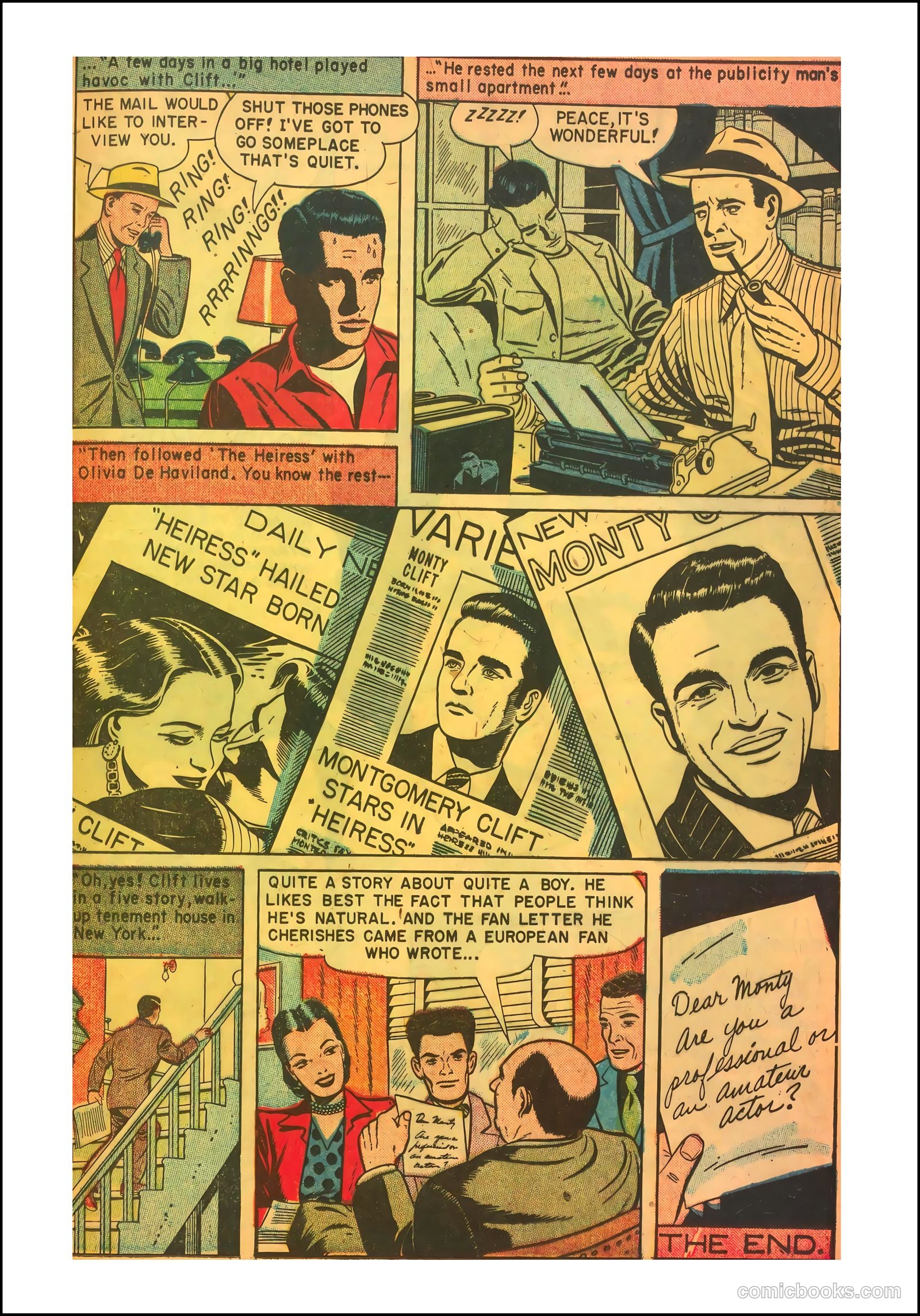 Movie Love #11 (1951) — page 35 of 52
