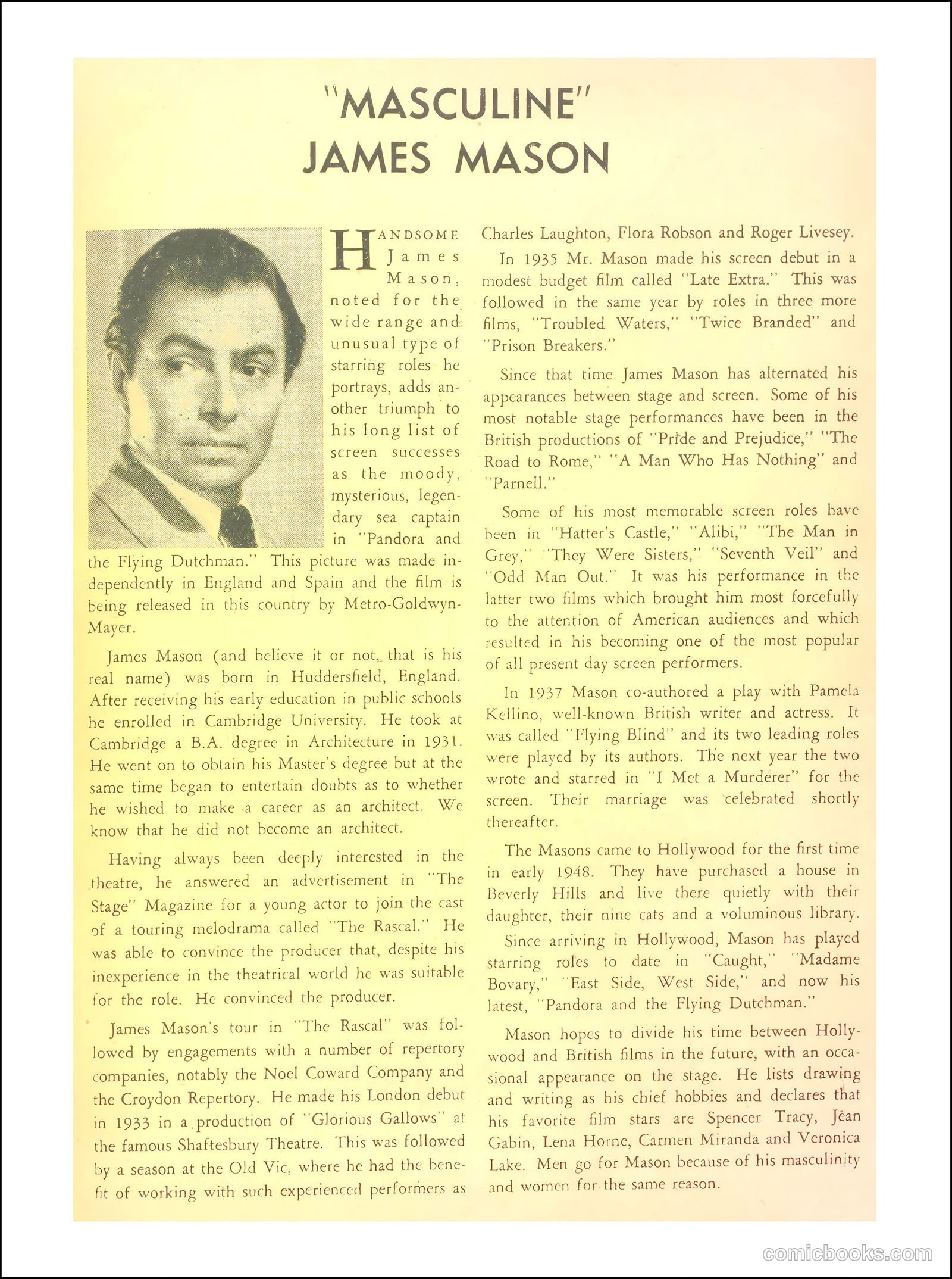 Movie Love #11 (1951) — page 51 of 52