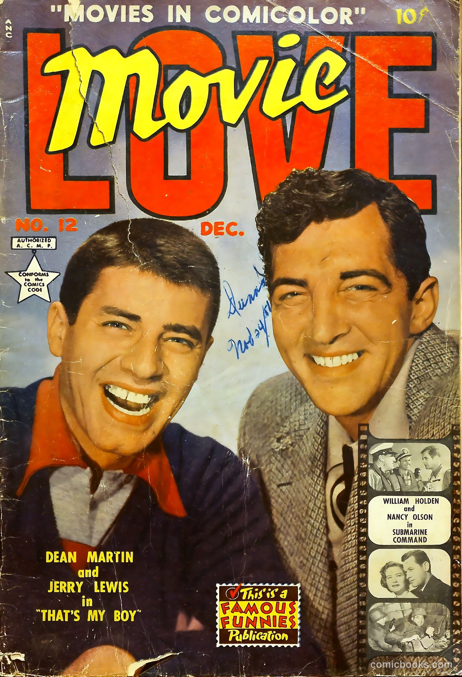 Movie Love #12 (1951) — page 2 of 37