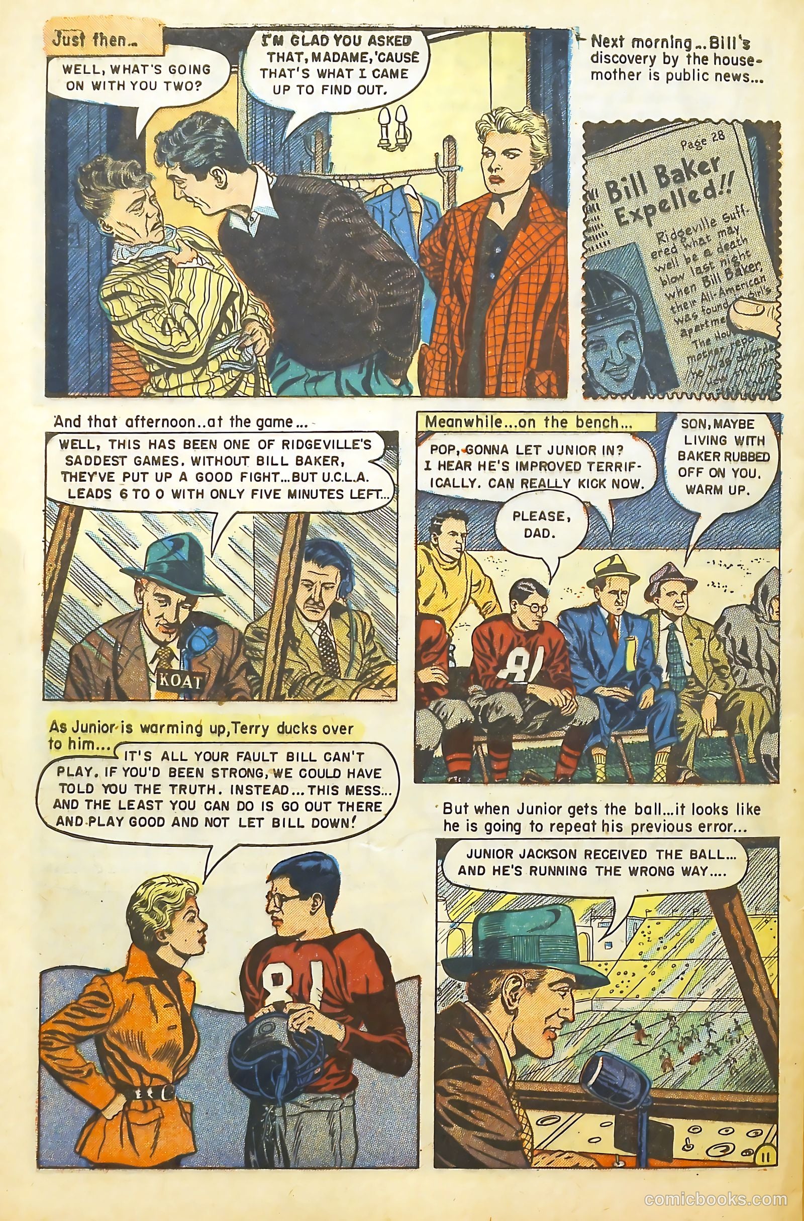 Movie Love #12 (1951) — page 33 of 37