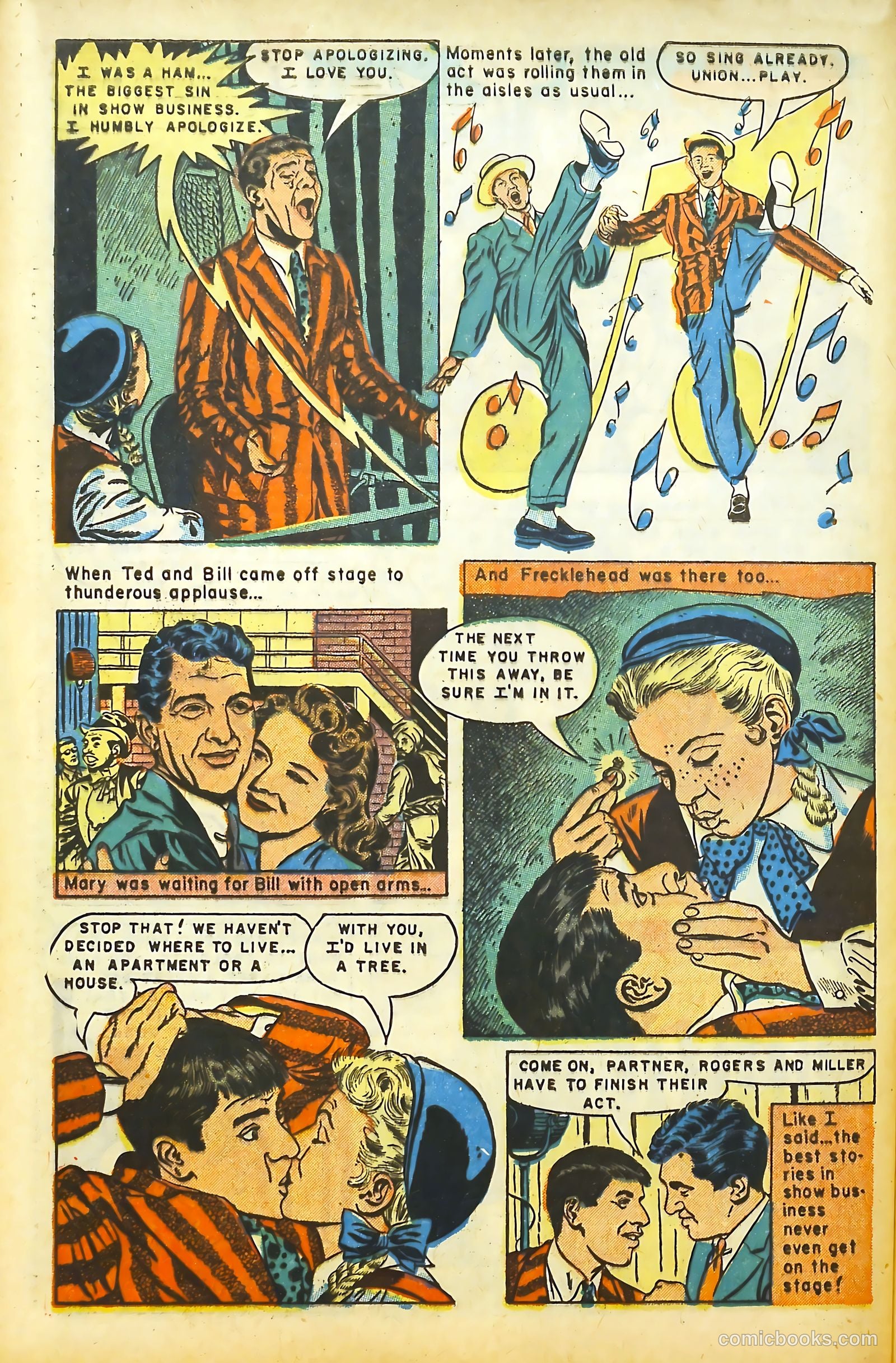 Movie Love #13 (1952) — page 33 of 37