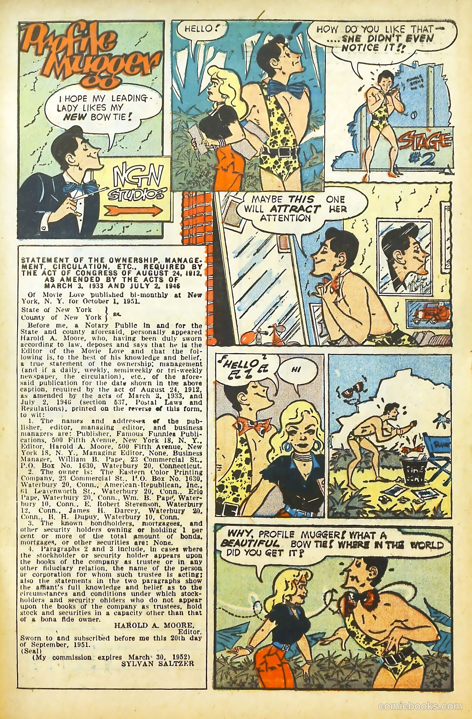 Movie Love #13 (1952) — page 34 of 37
