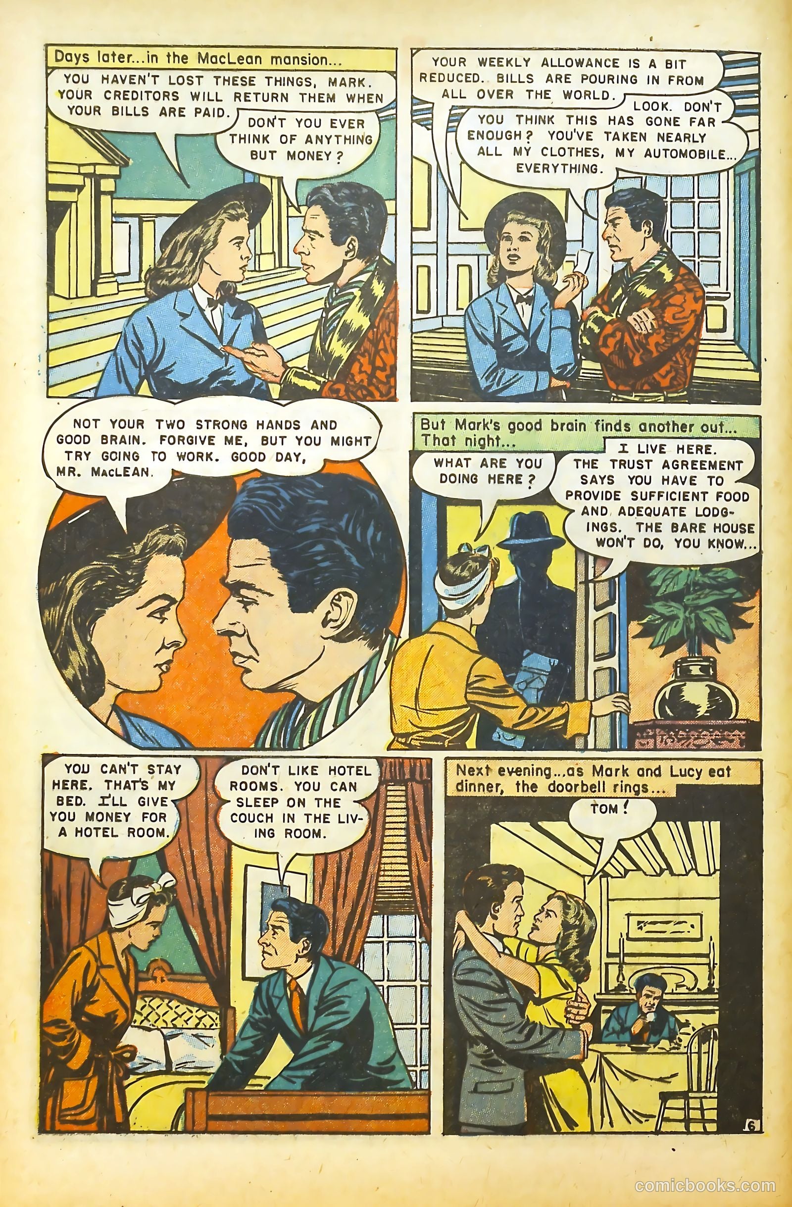 Movie Love #14 (1952) — page 9 of 37