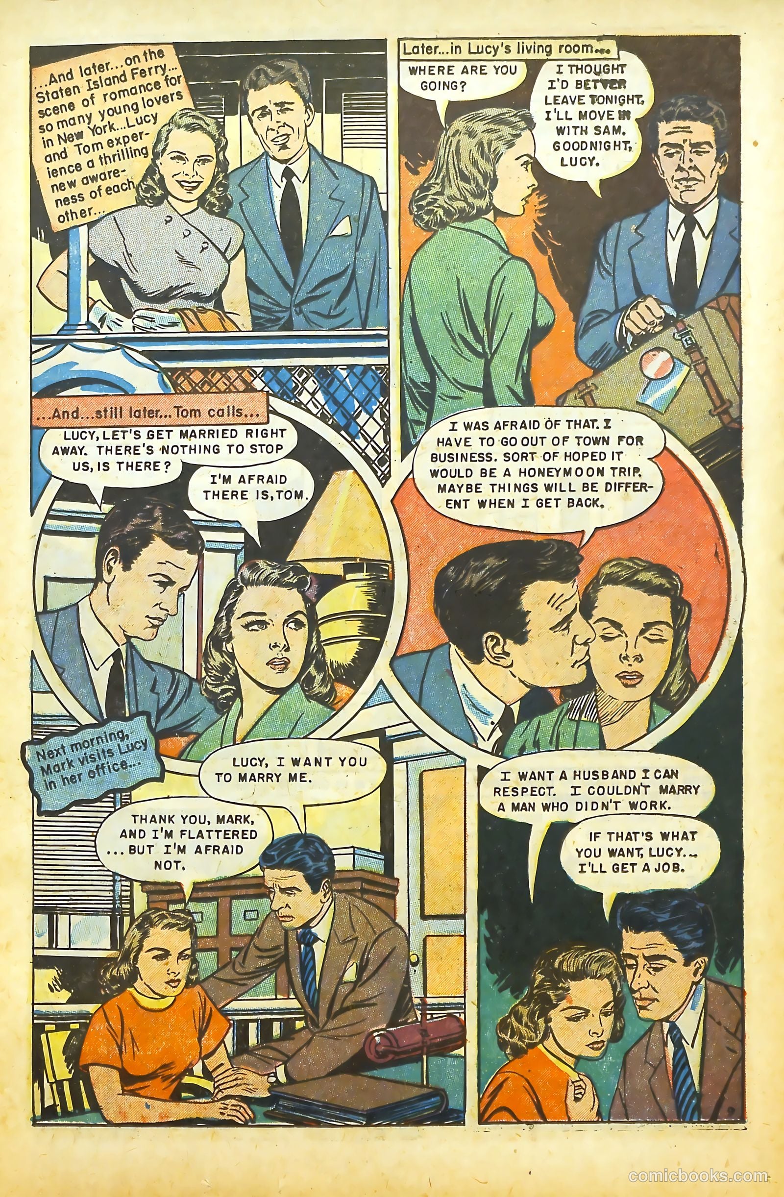 Movie Love #14 (1952) — page 12 of 37