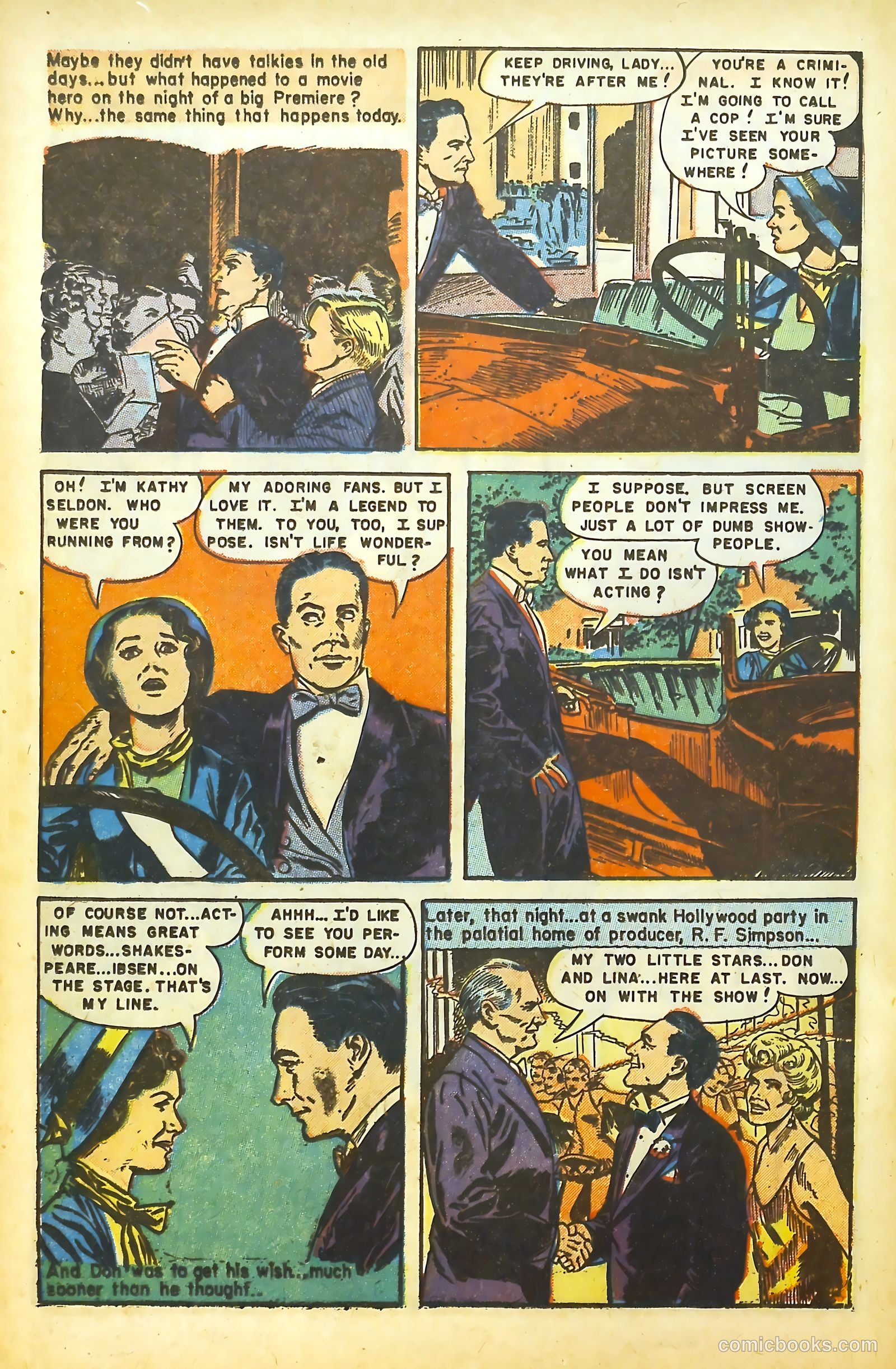 Movie Love #14 (1952) — page 21 of 37