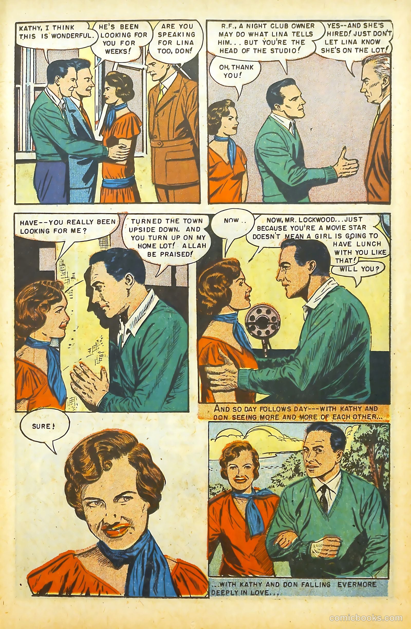 Movie Love #14 (1952) — page 24 of 37