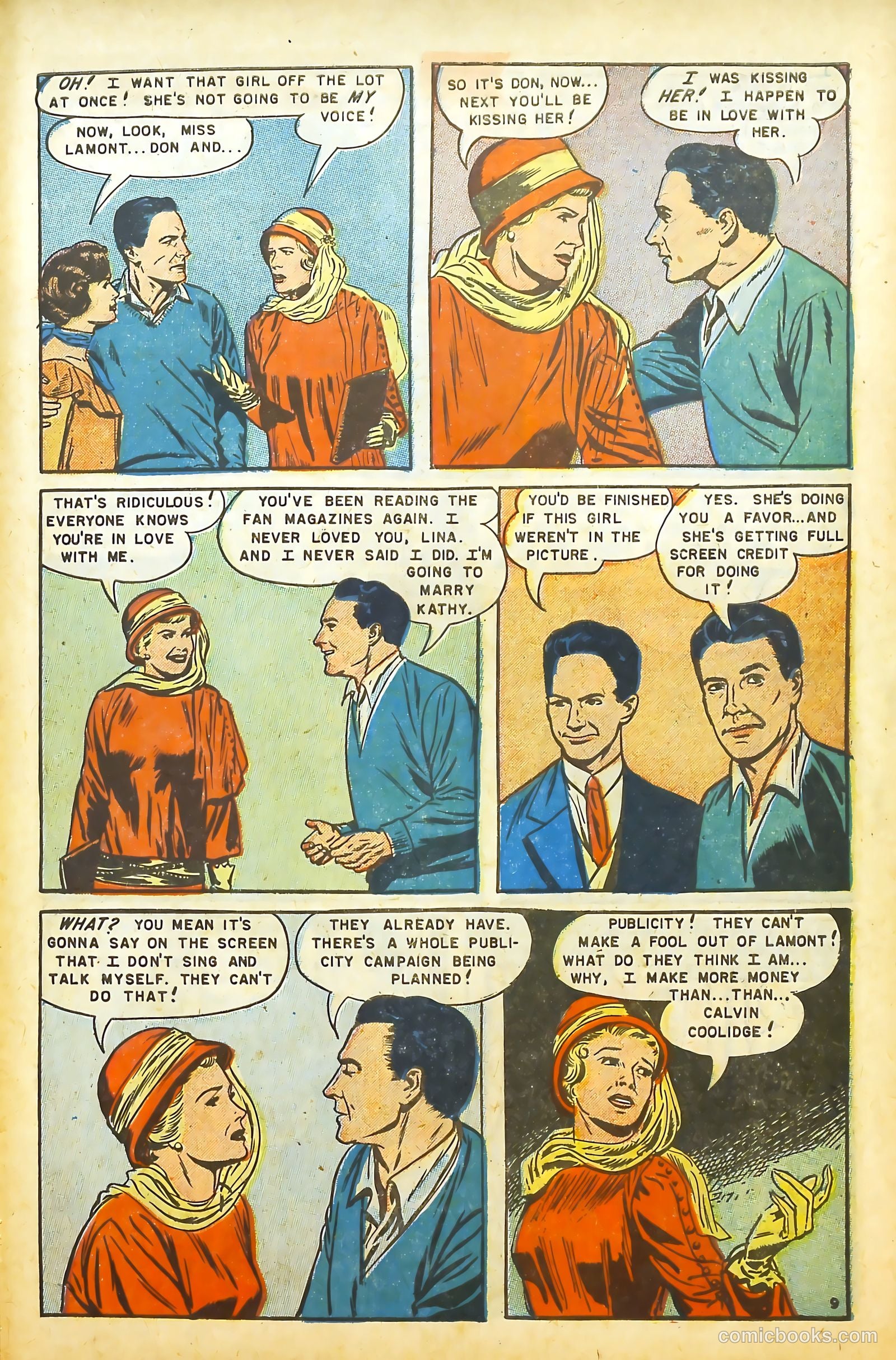 Movie Love #14 (1952) — page 28 of 37