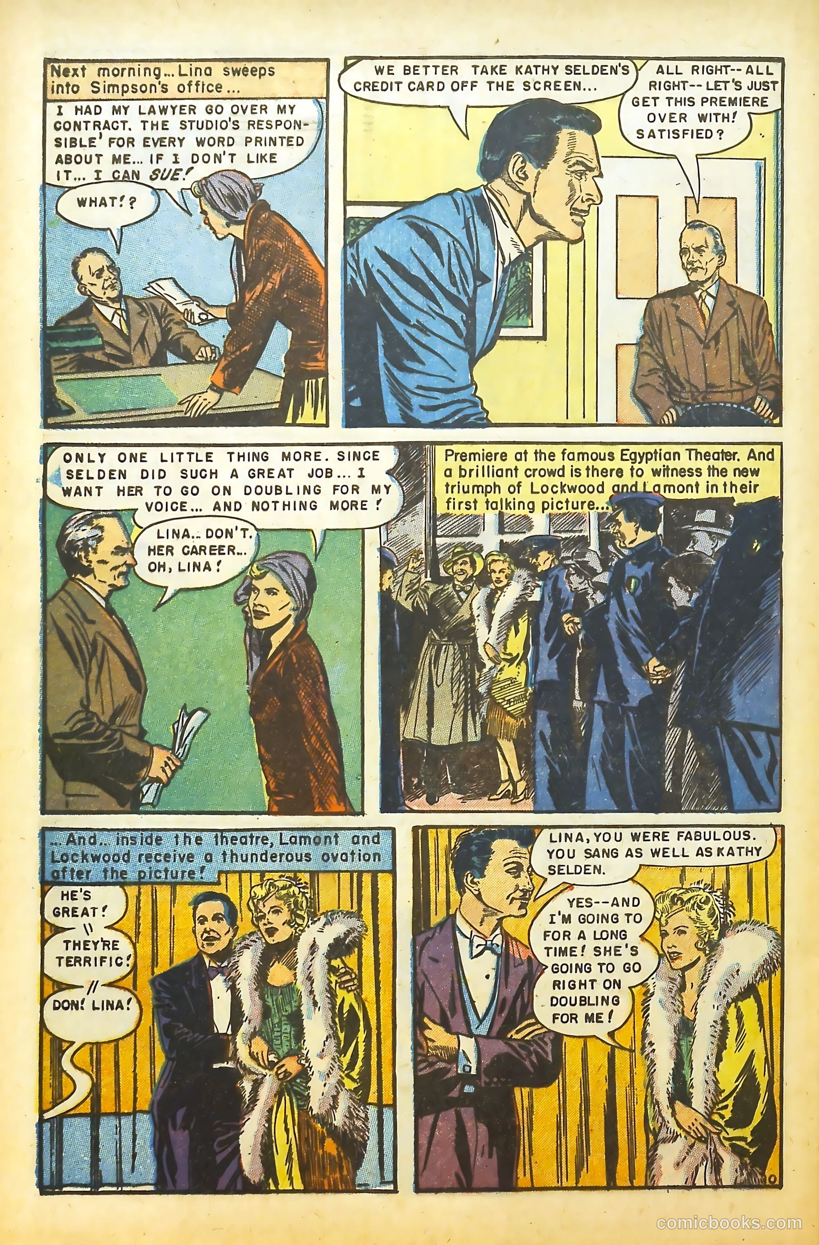 Movie Love #14 (1952) — page 29 of 37