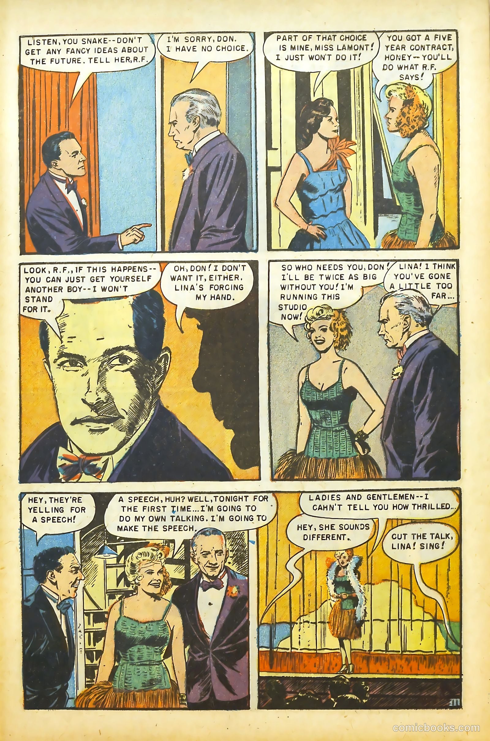 Movie Love #14 (1952) — page 30 of 37