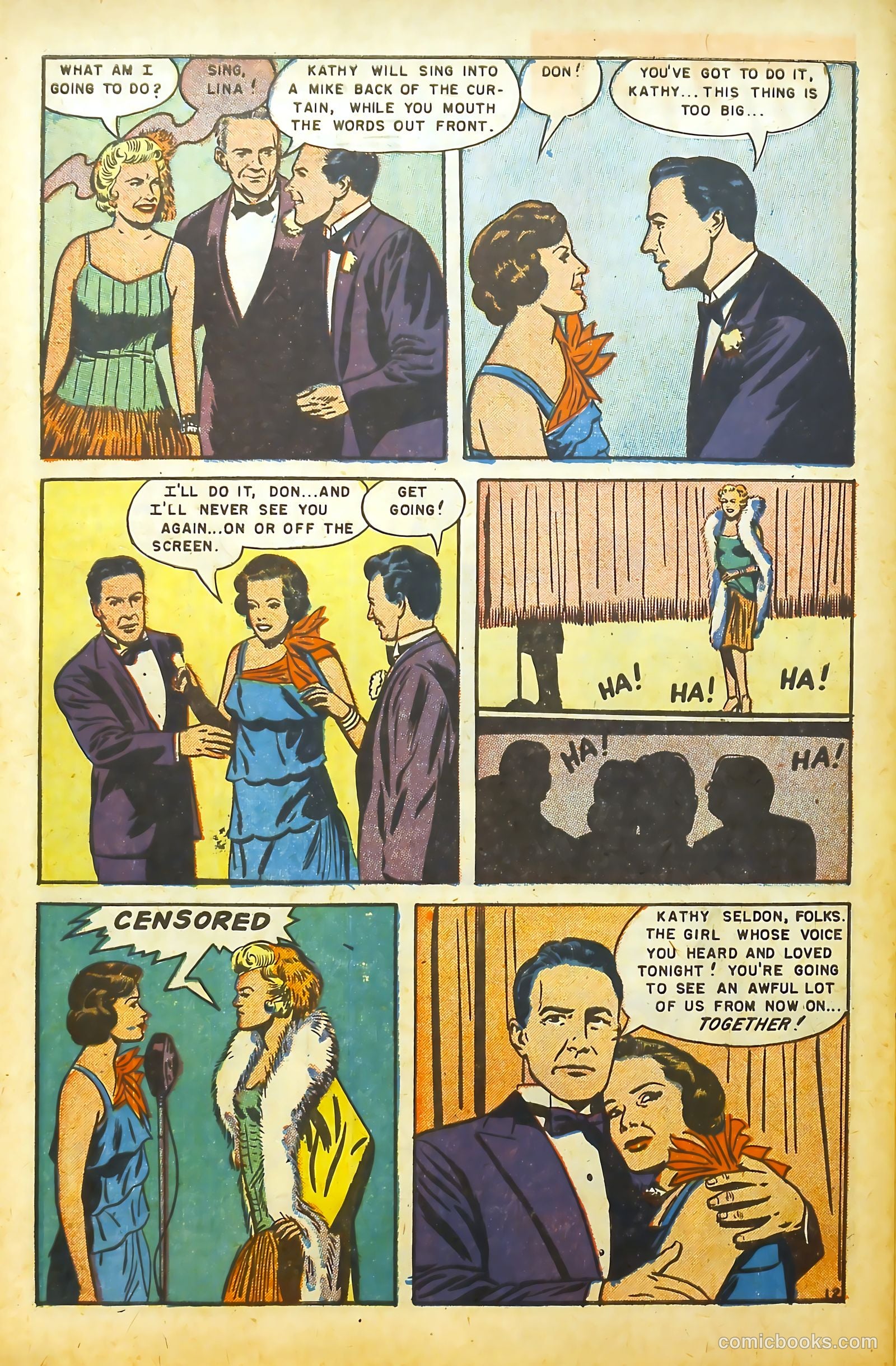 Movie Love #14 (1952) — page 31 of 37