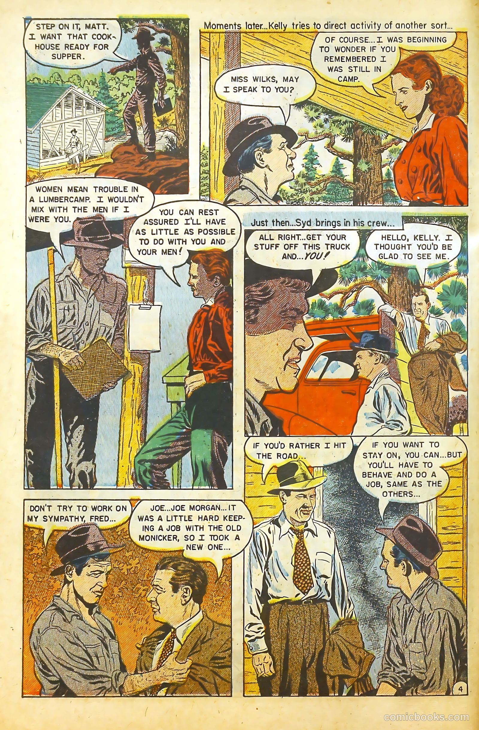 Movie Love #15 (1952) — page 7 of 37