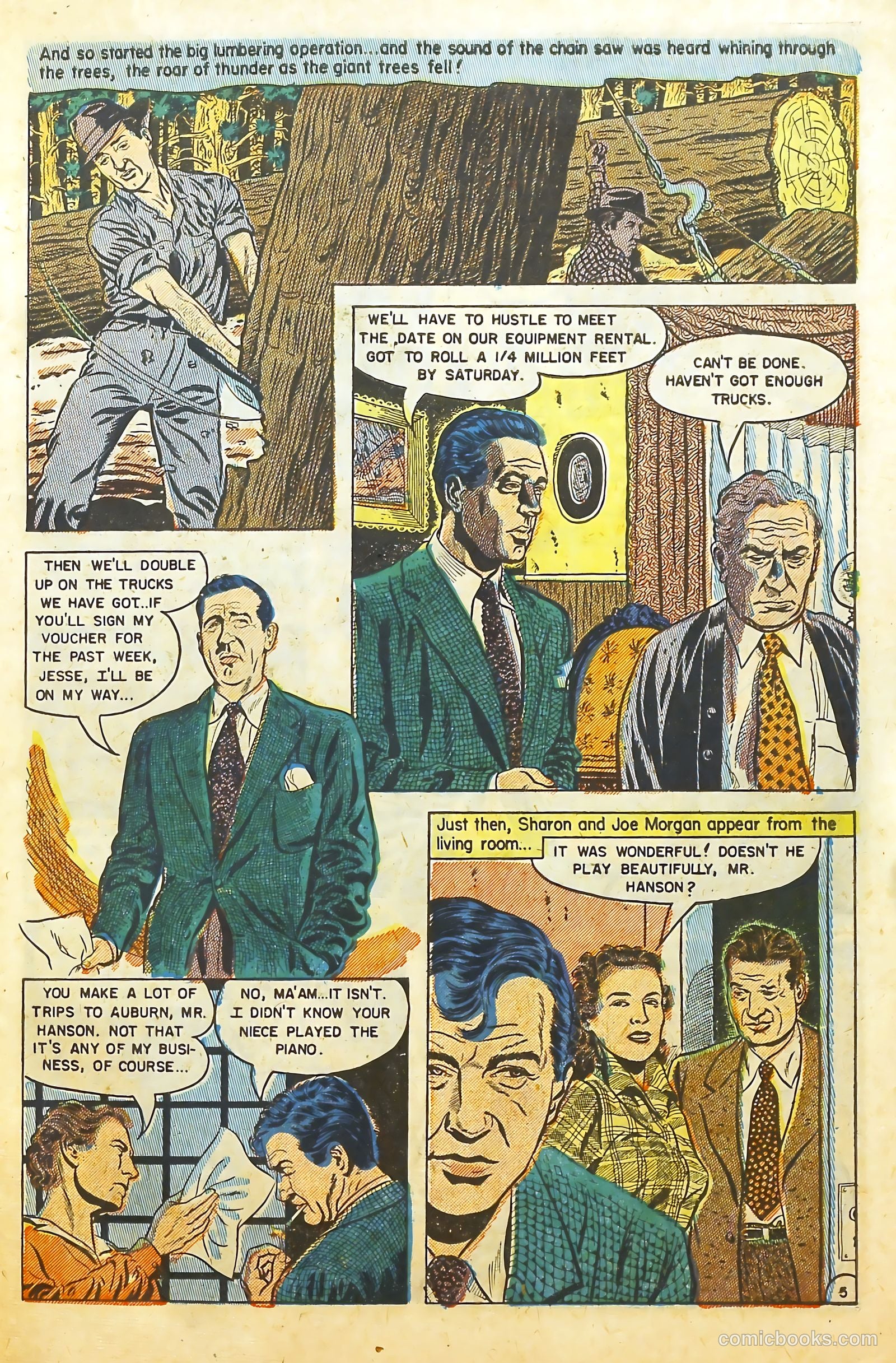 Movie Love #15 (1952) — page 8 of 37