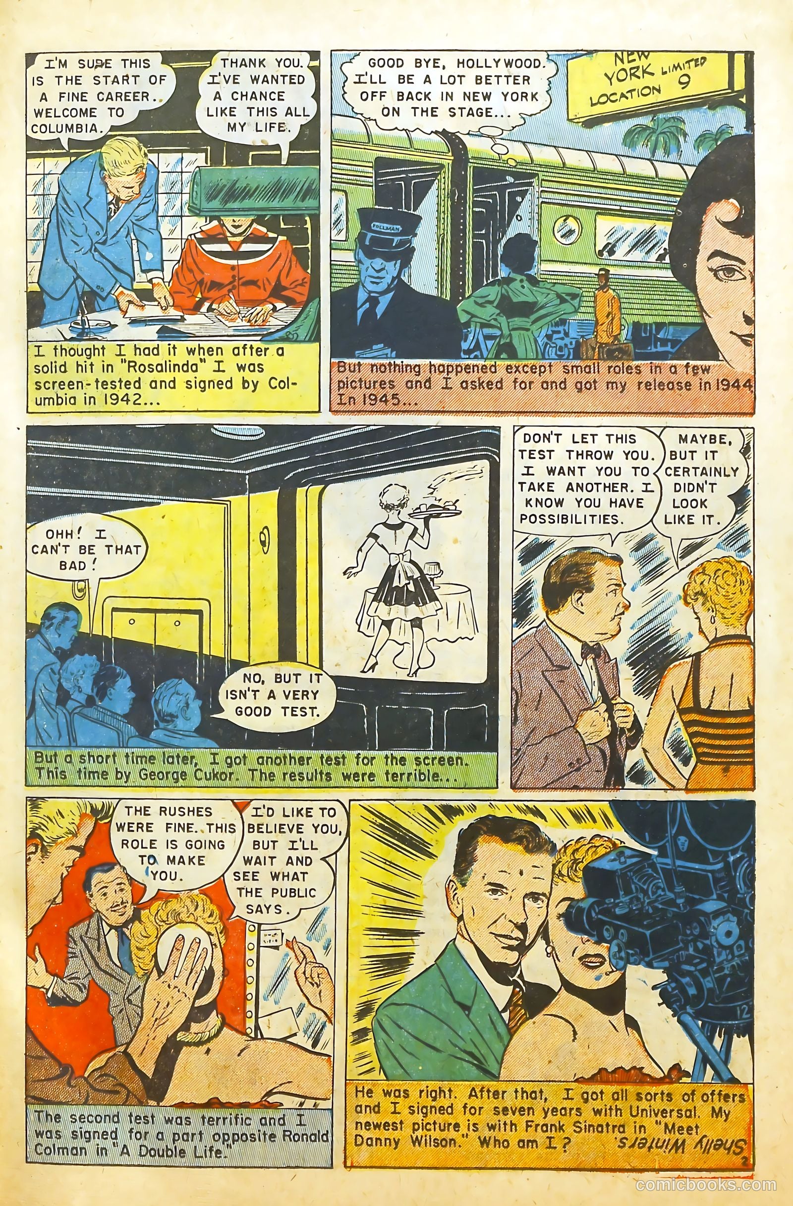 Movie Love #15 (1952) — page 16 of 37