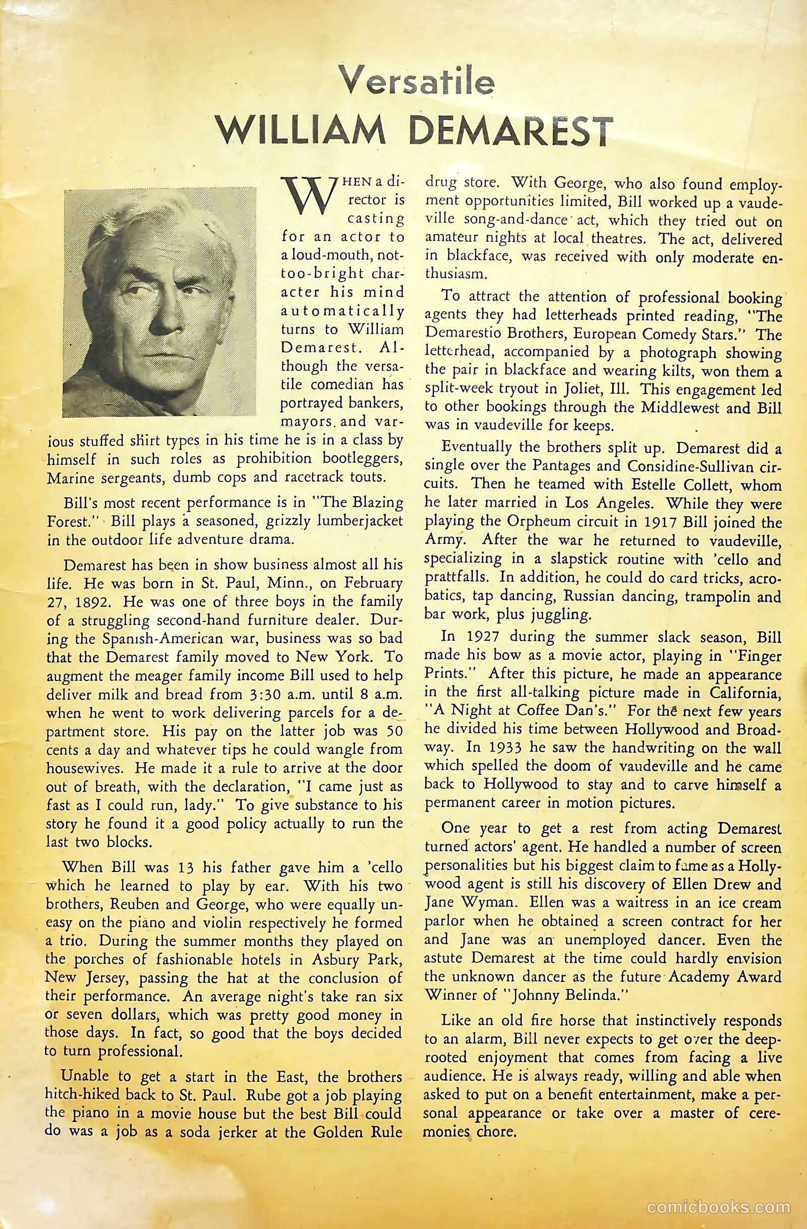 Movie Love #15 (1952) — page 36 of 37