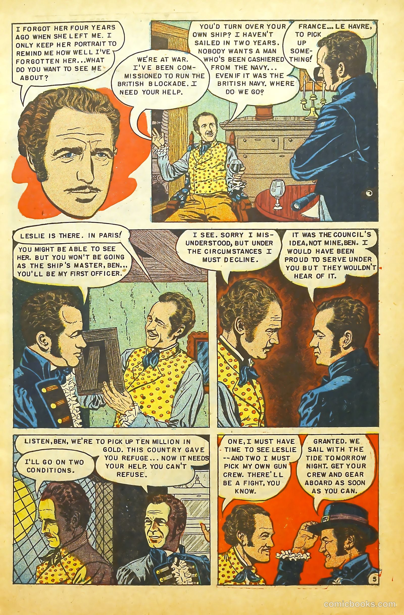 Movie Love #16 (1952) — page 8 of 37