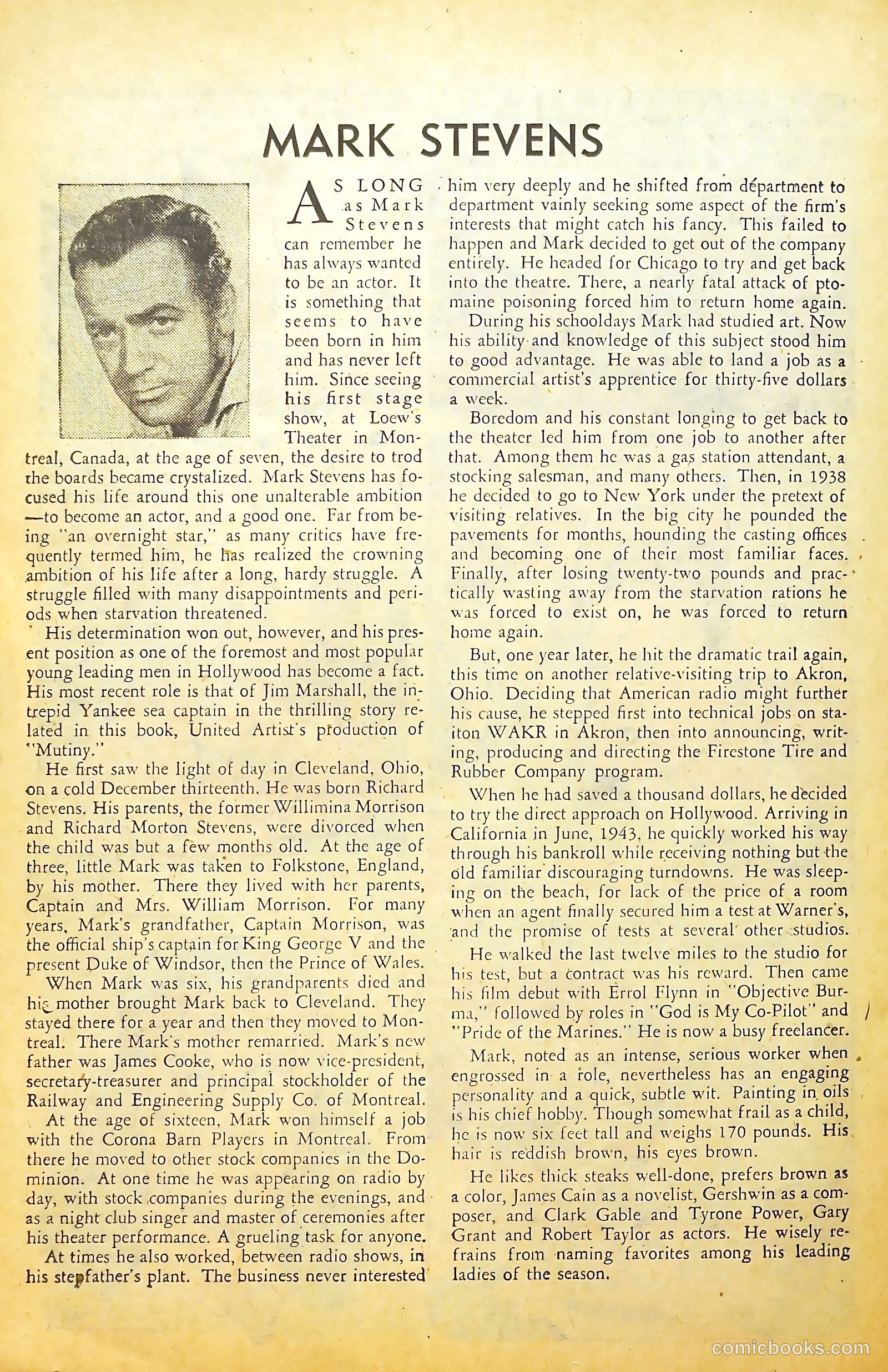 Movie Love #16 (1952) — page 27 of 37