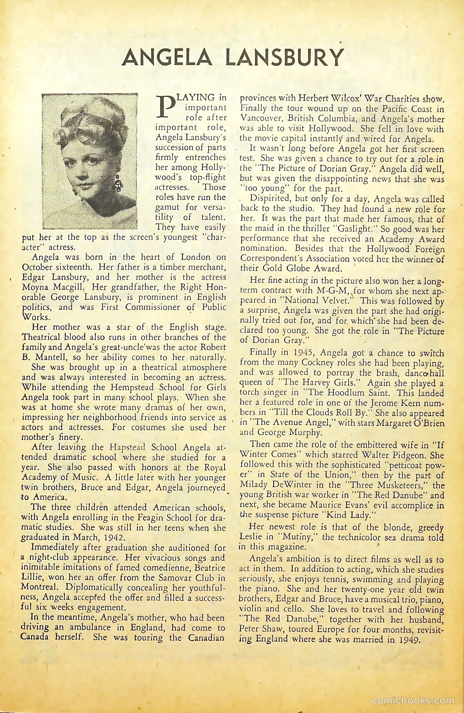 Movie Love #16 (1952) — page 28 of 37