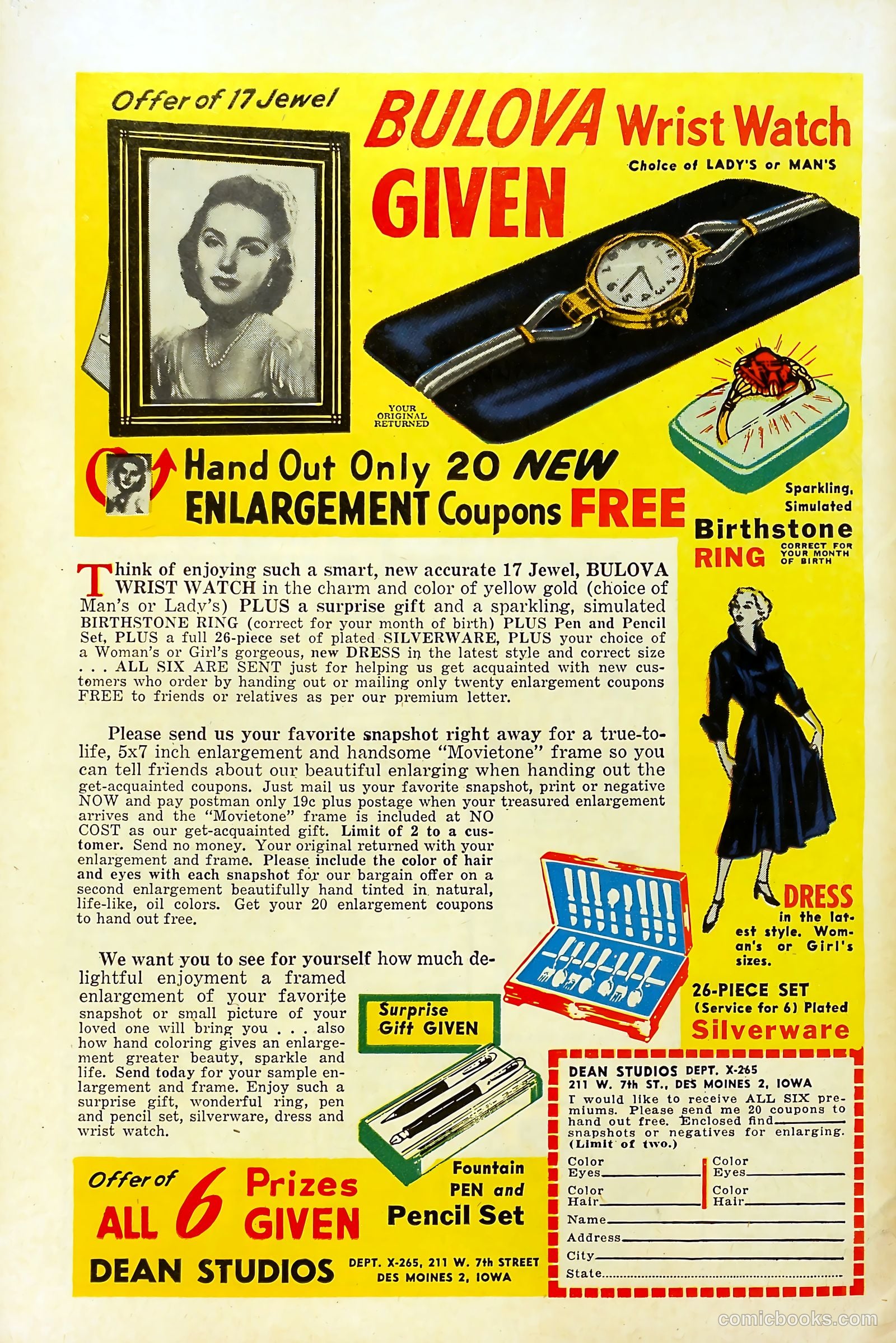 Movie Love #17 (1952) — page 36 of 36