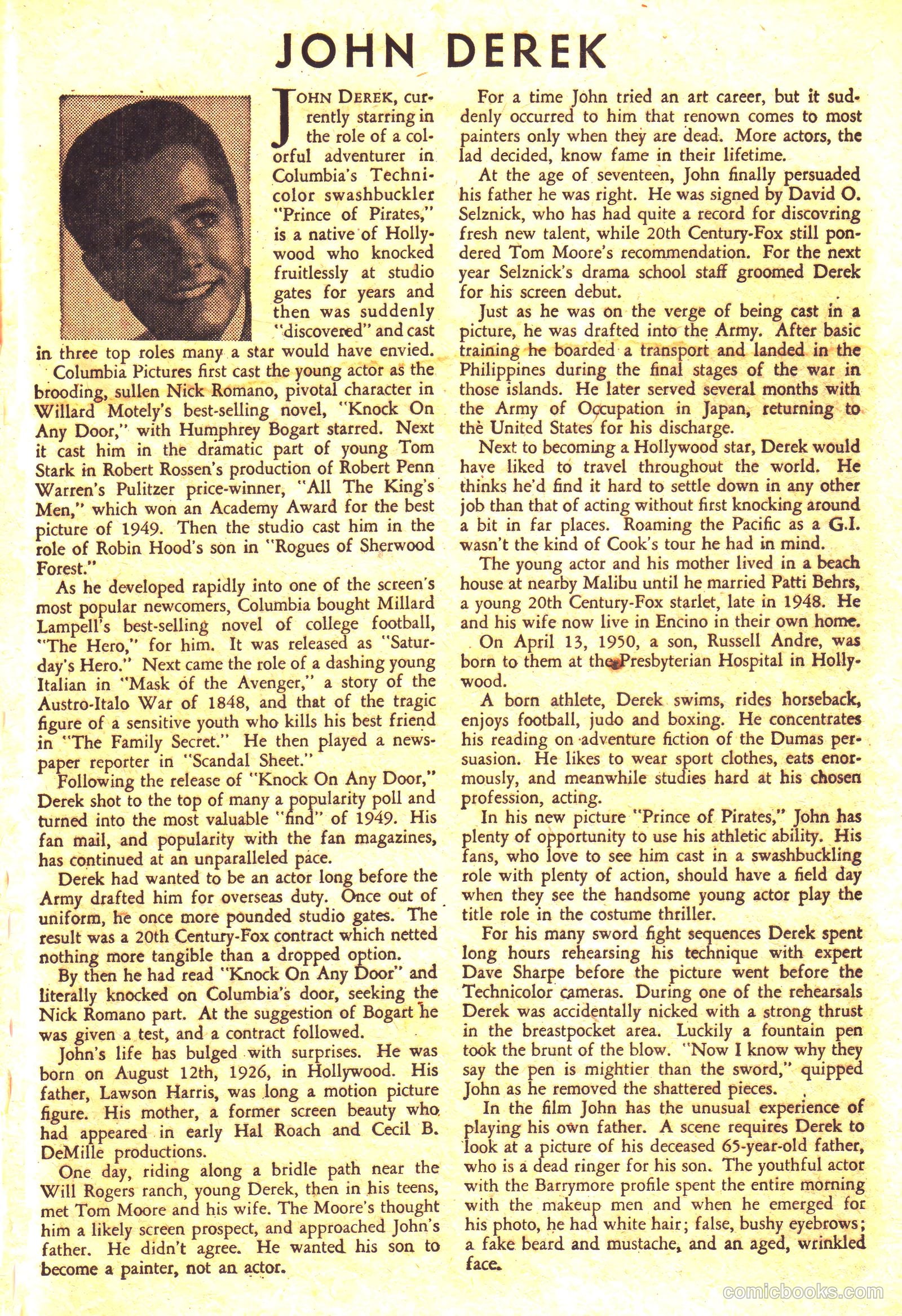 Movie Love #19 (1953) — page 25 of 36