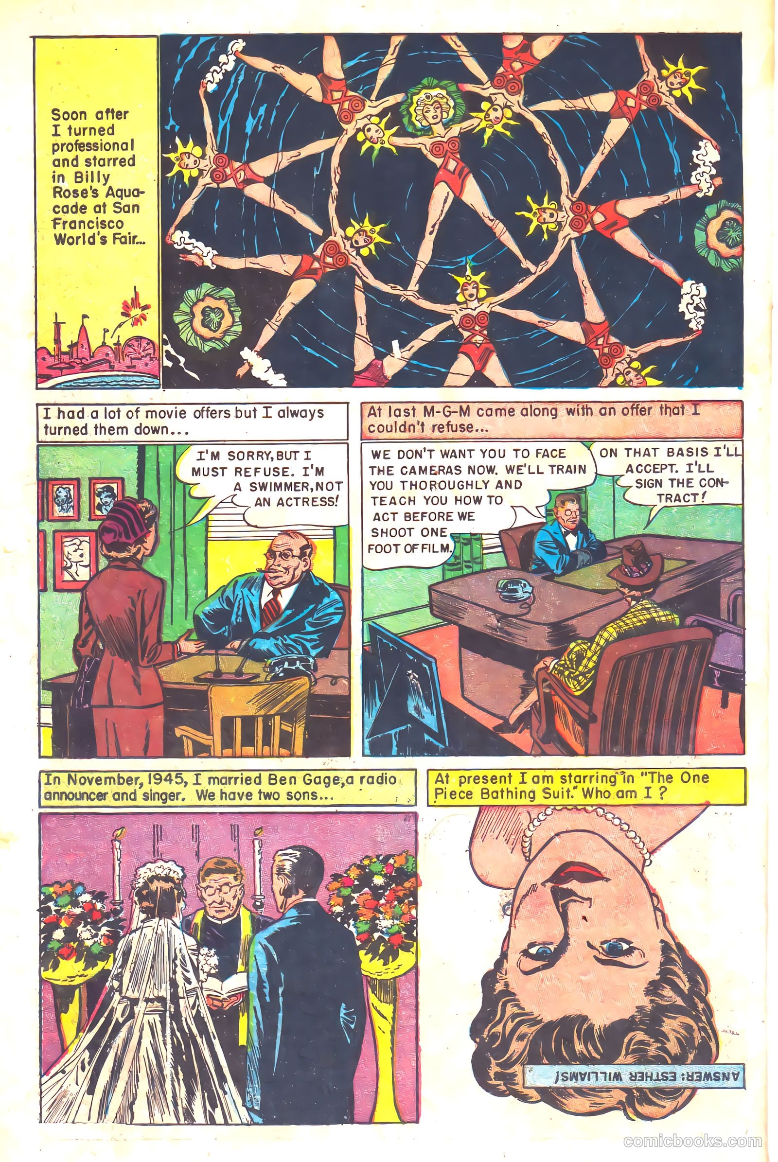 Movie Love #19 (1953) — page 34 of 36