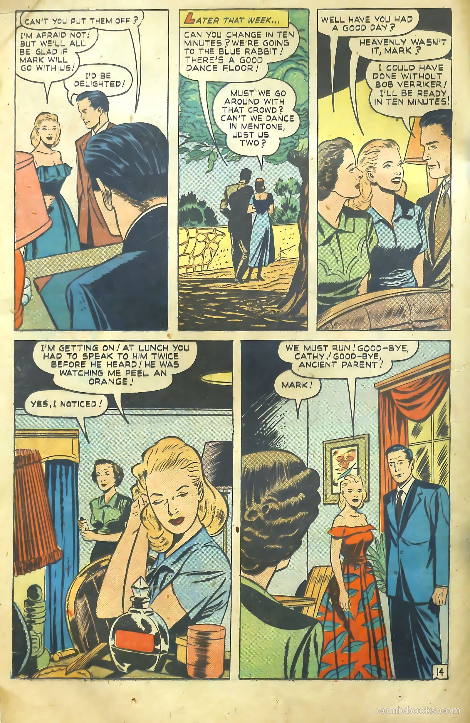 Movie Love #2 (1950) — page 16 of 52