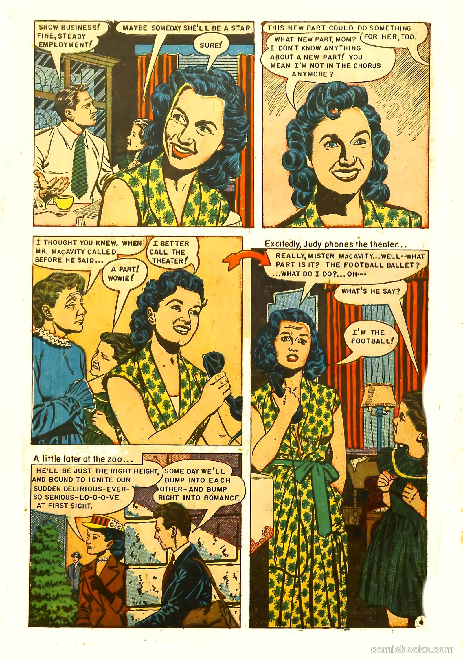 Movie Love #20 (1953) — page 6 of 36