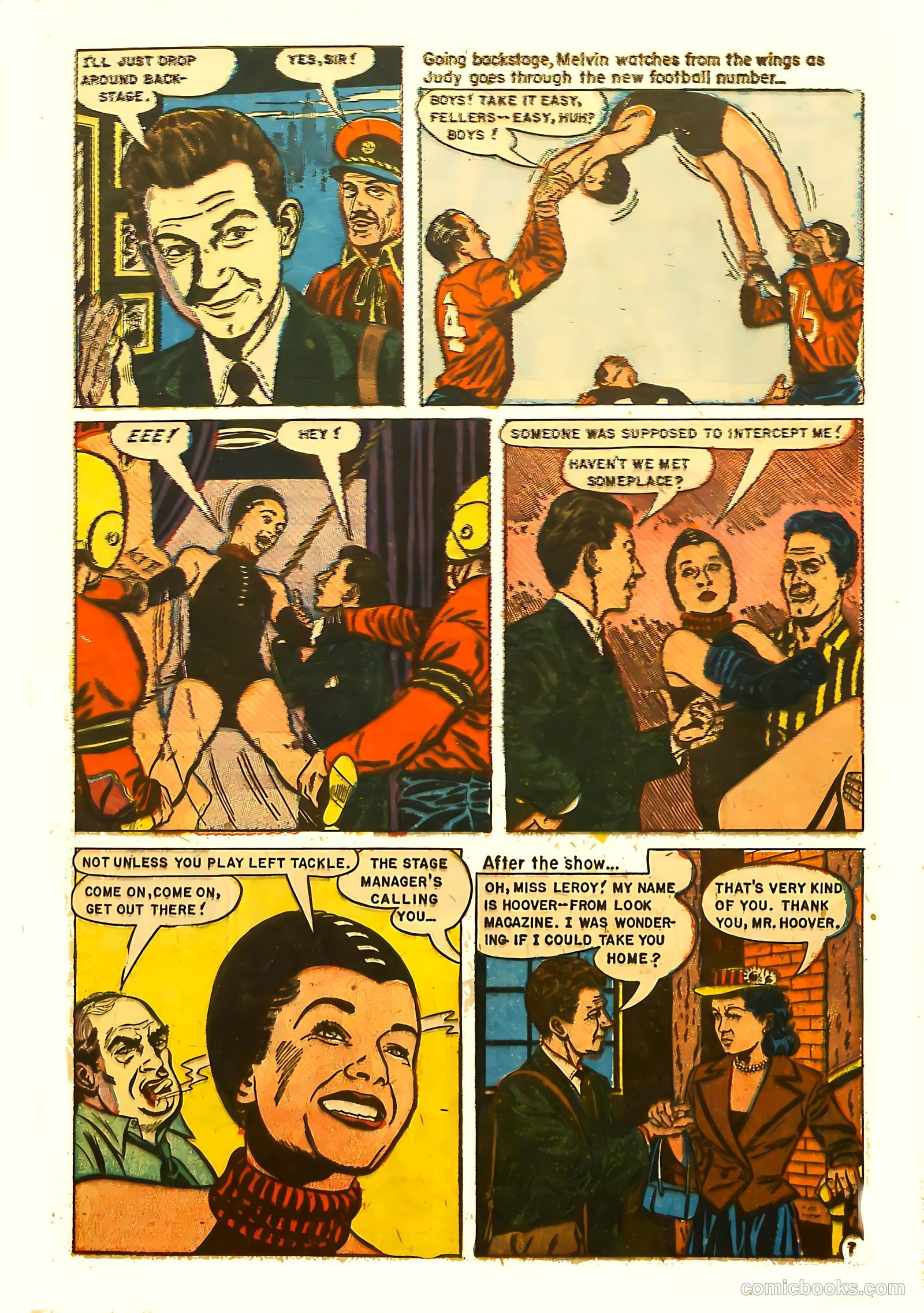 Movie Love #20 (1953) — page 9 of 36