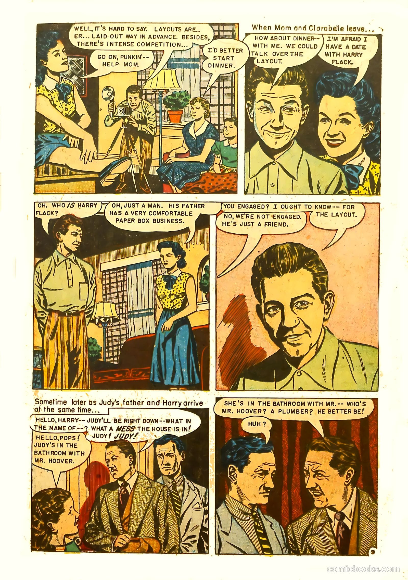 Movie Love #20 (1953) — page 11 of 36