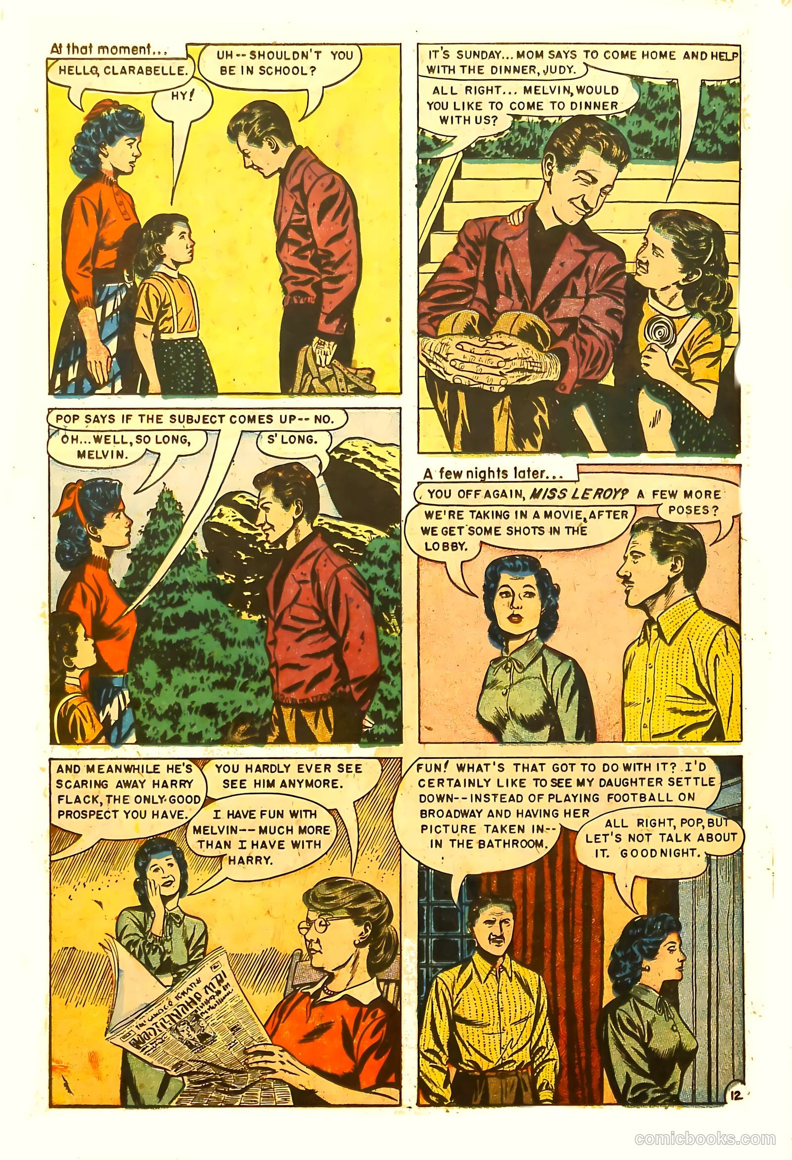 Movie Love #20 (1953) — page 14 of 36