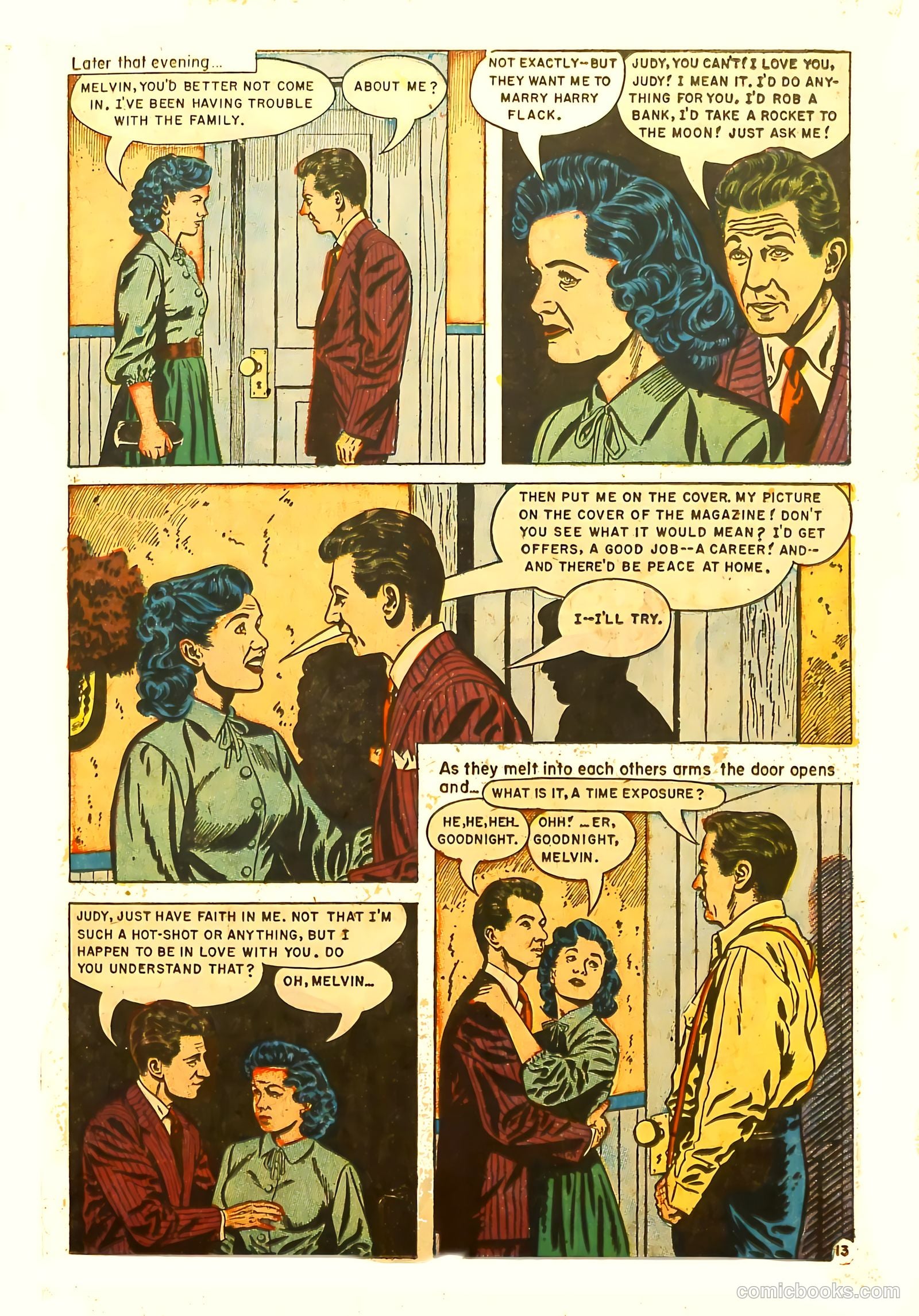 Movie Love #20 (1953) — page 15 of 36