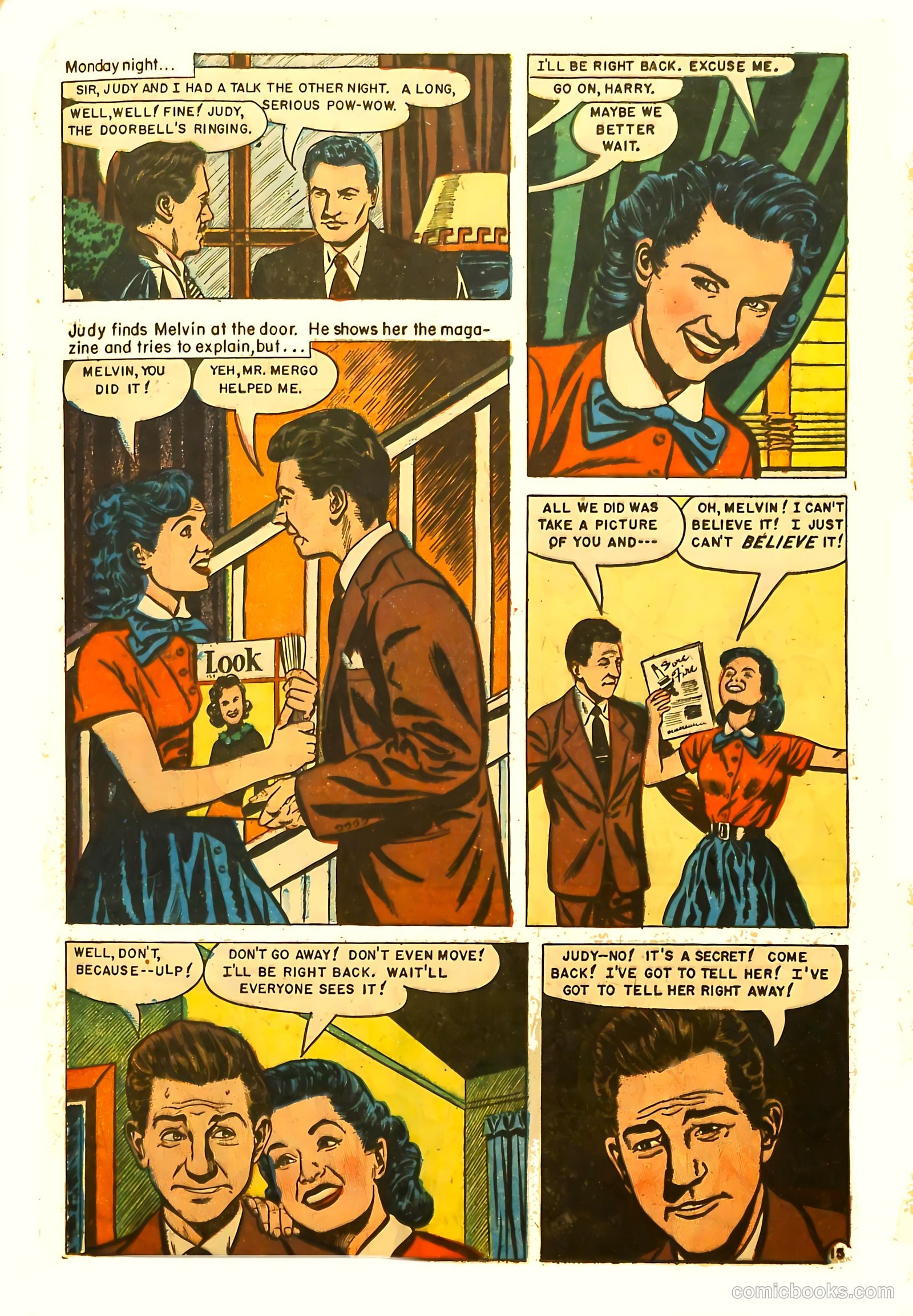 Movie Love #20 (1953) — page 17 of 36