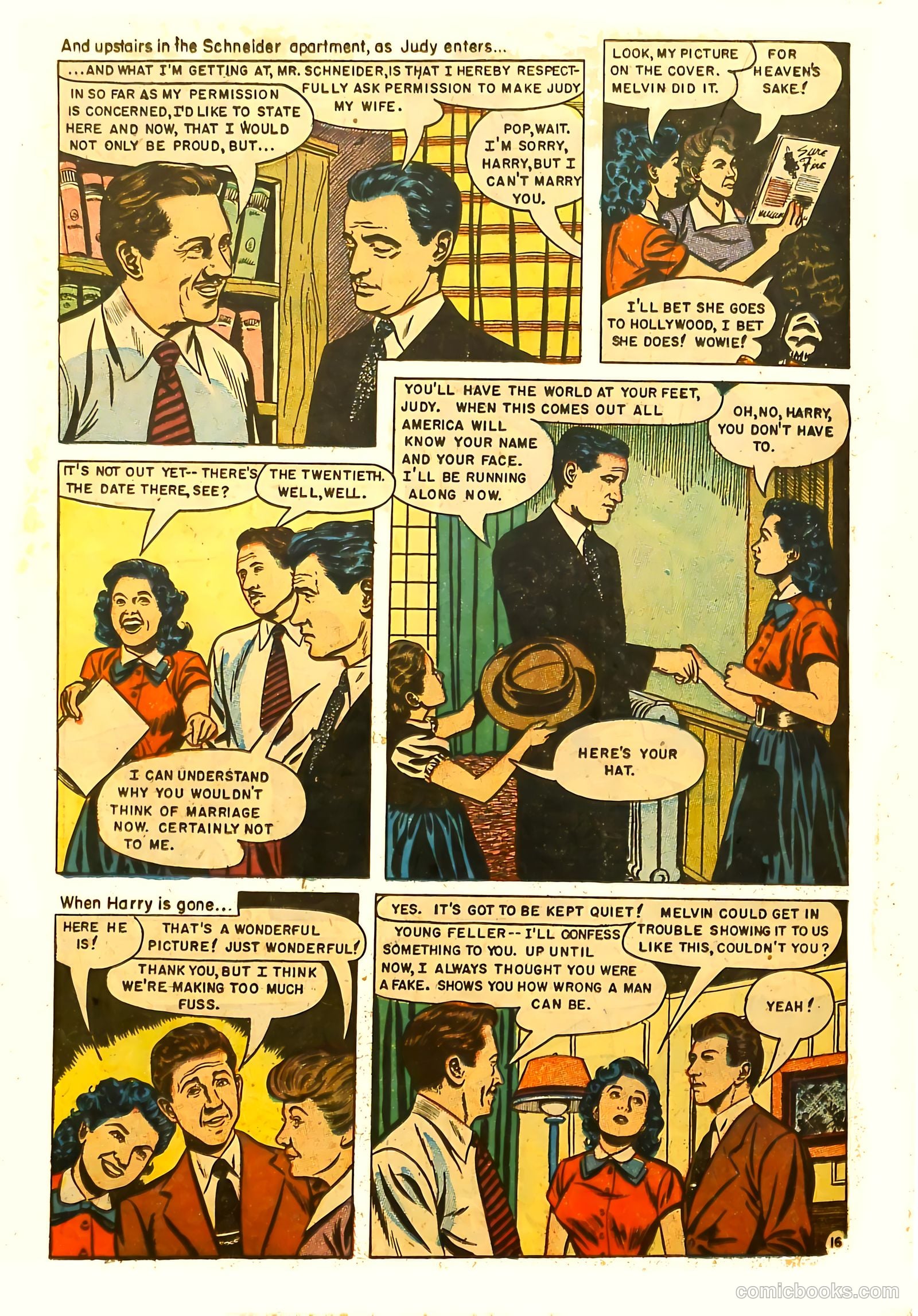 Movie Love #20 (1953) — page 18 of 36