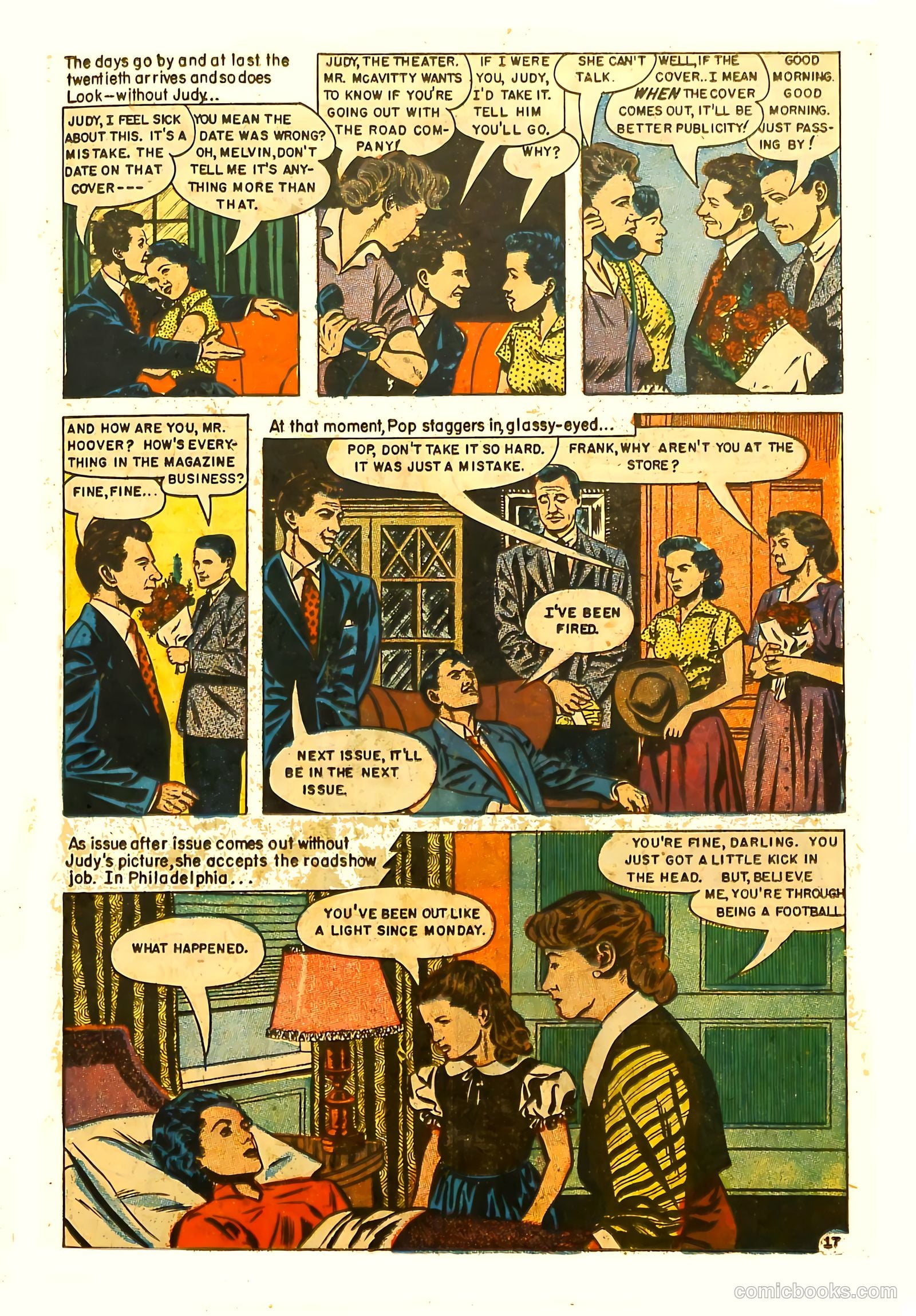 Movie Love #20 (1953) — page 19 of 36