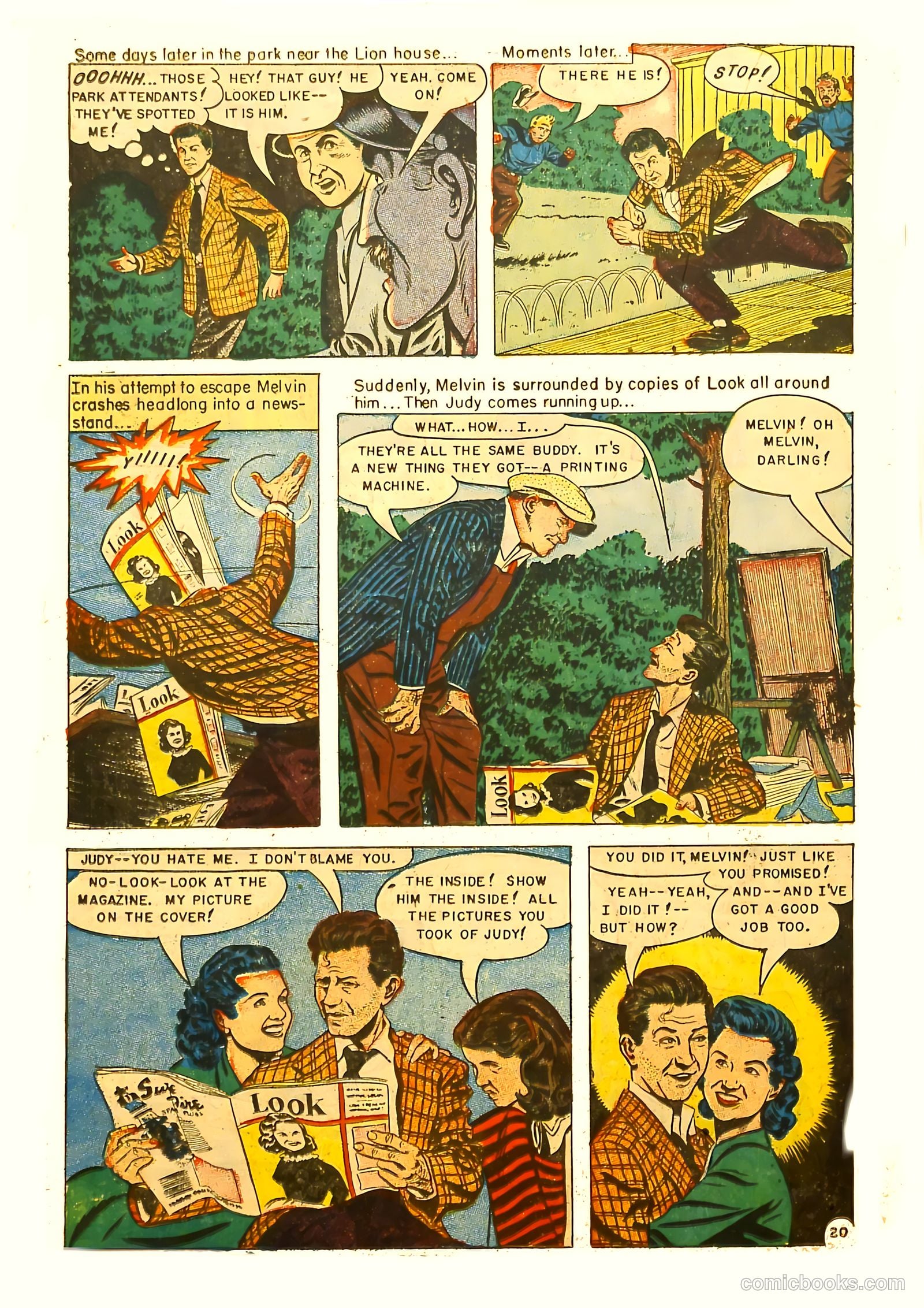 Movie Love #20 (1953) — page 22 of 36