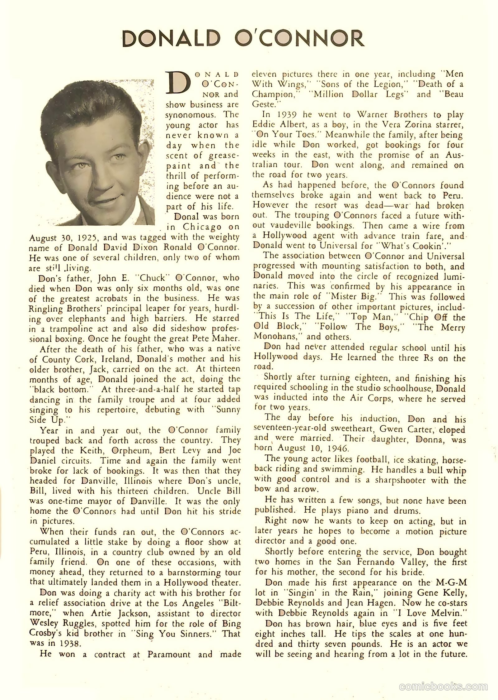 Movie Love #20 (1953) — page 35 of 36
